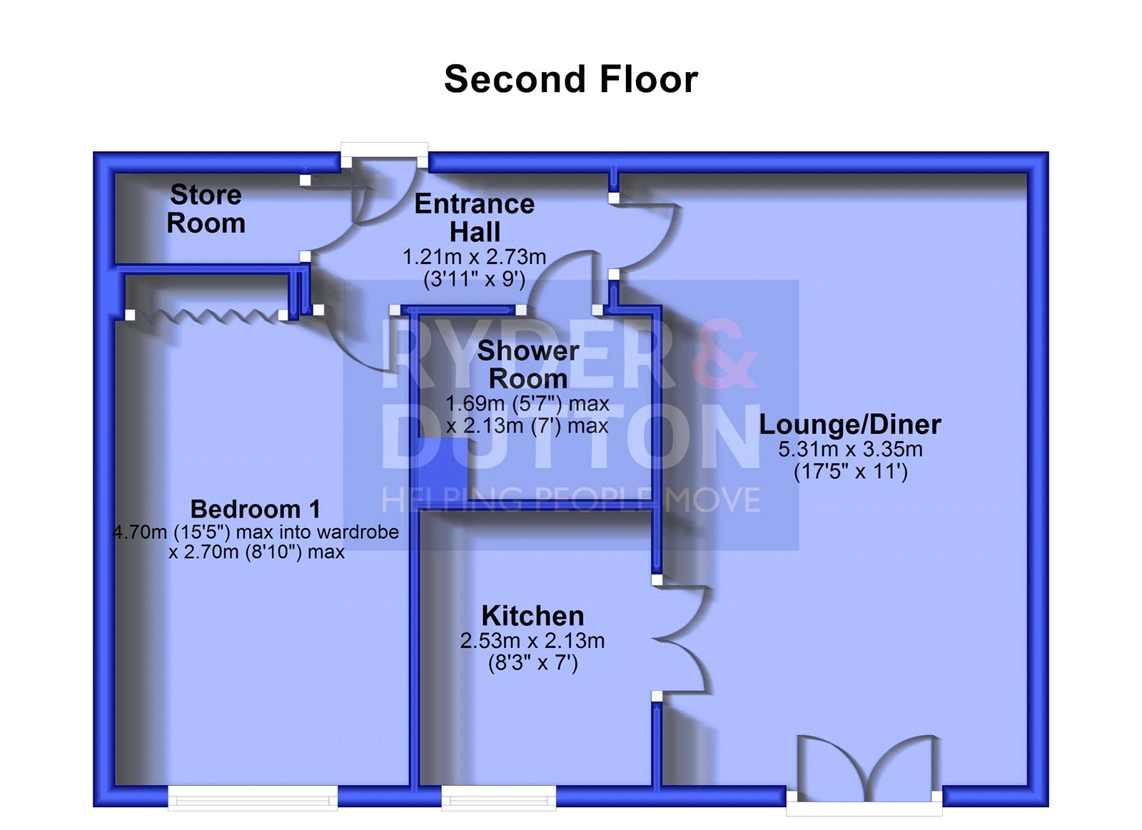 29, Warburton Court, Uppermill floorplan