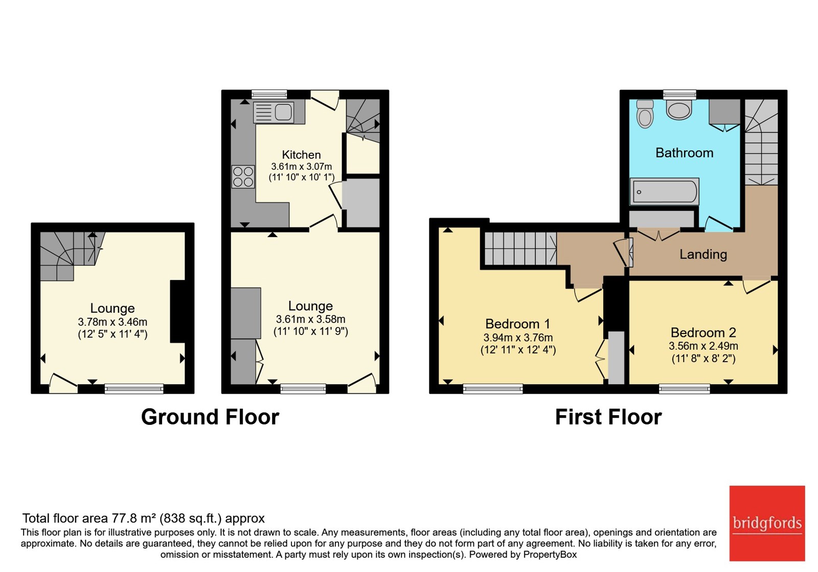 Weavers Cottage, 17-19,, Pitt Street, Cheshire floorplan