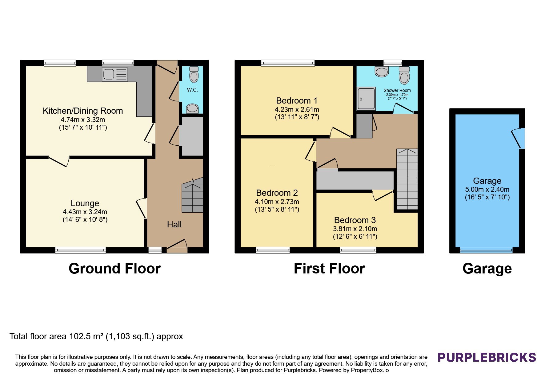18, Weaver Close, Brierley Hill floorplan