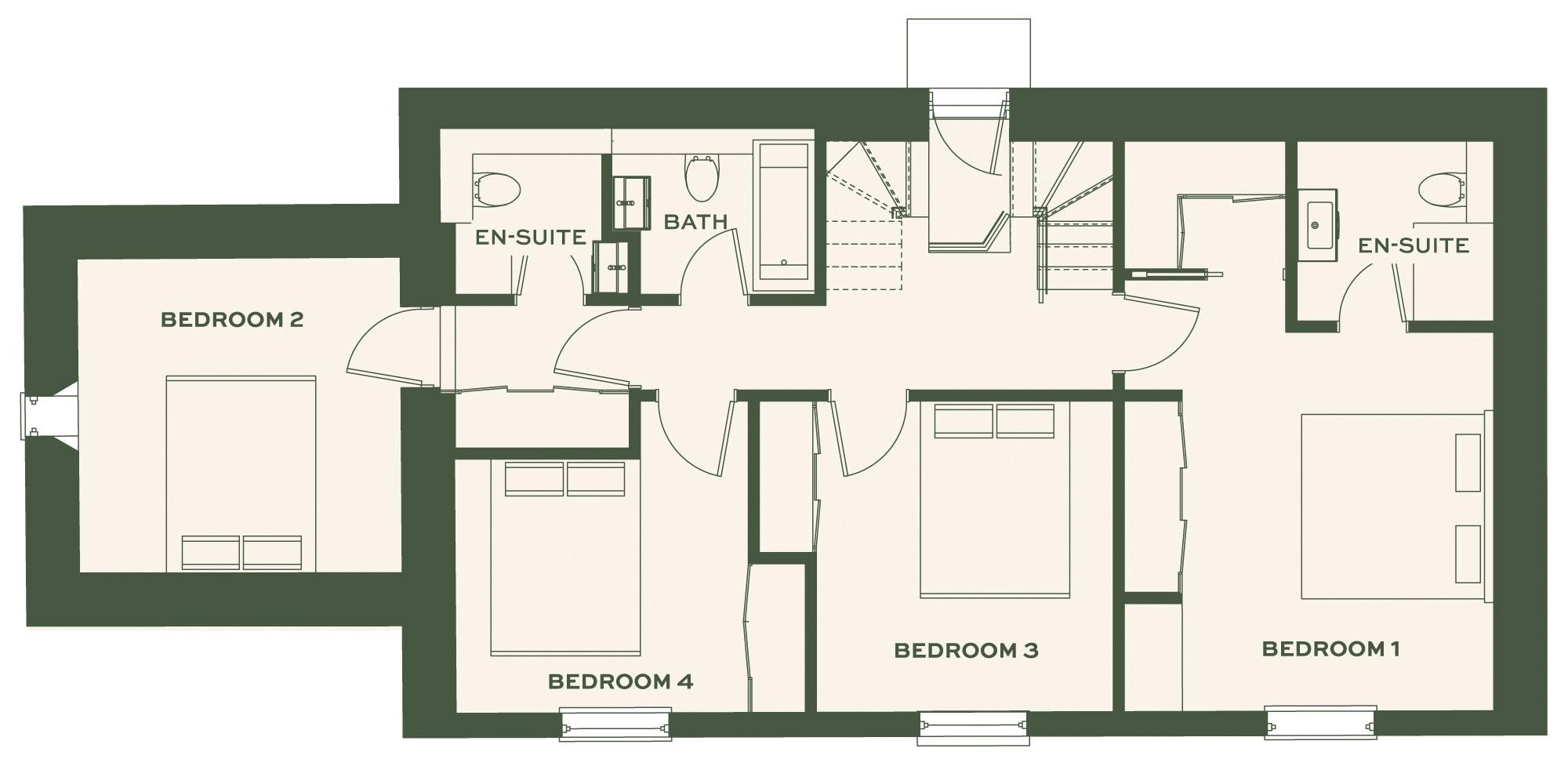 The Tannery, Dowmans Farm, Coberley, Cheltenham GL53, 4 bedroom