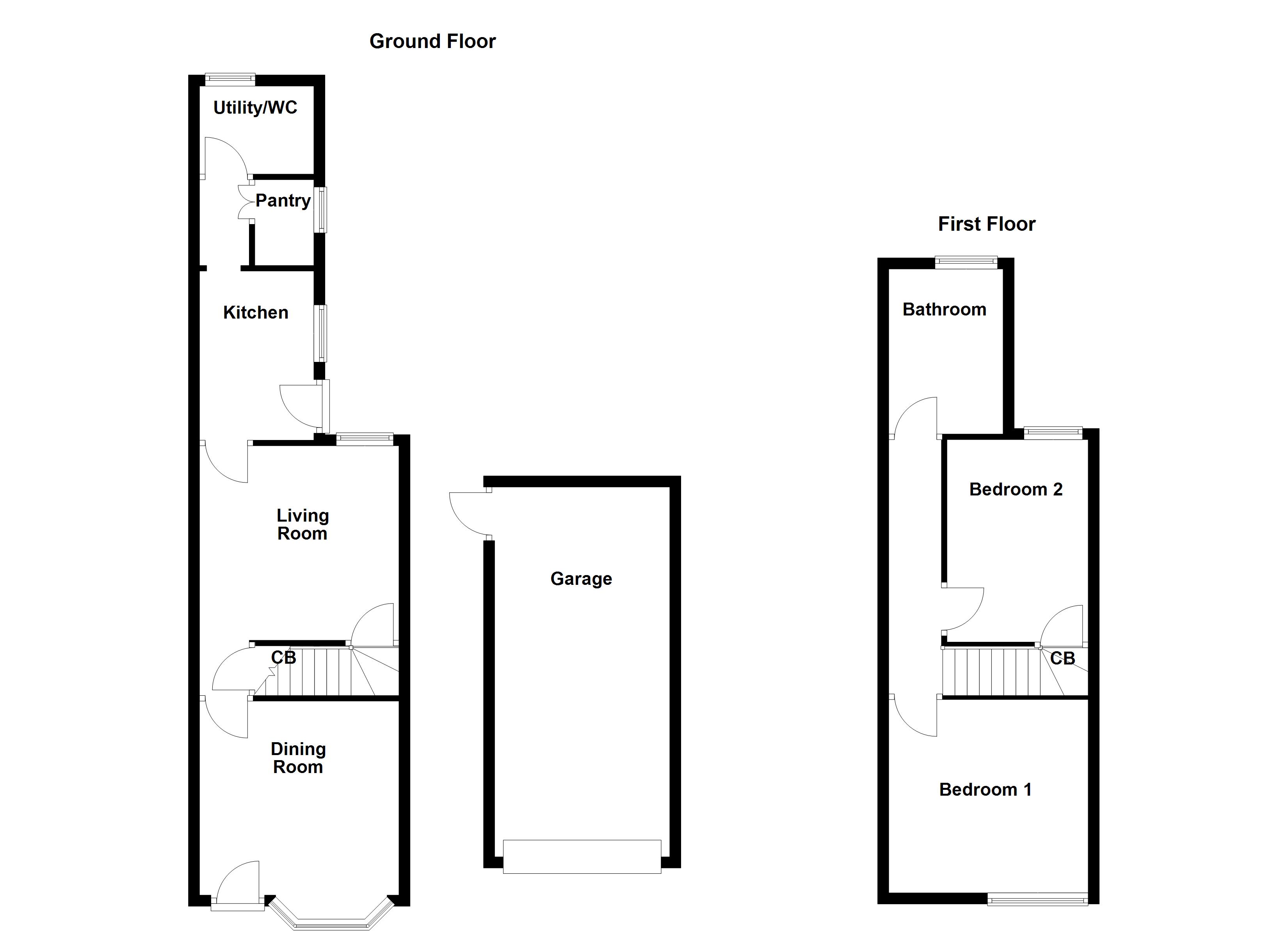 97, Leicester Road, Swadlincote floorplan