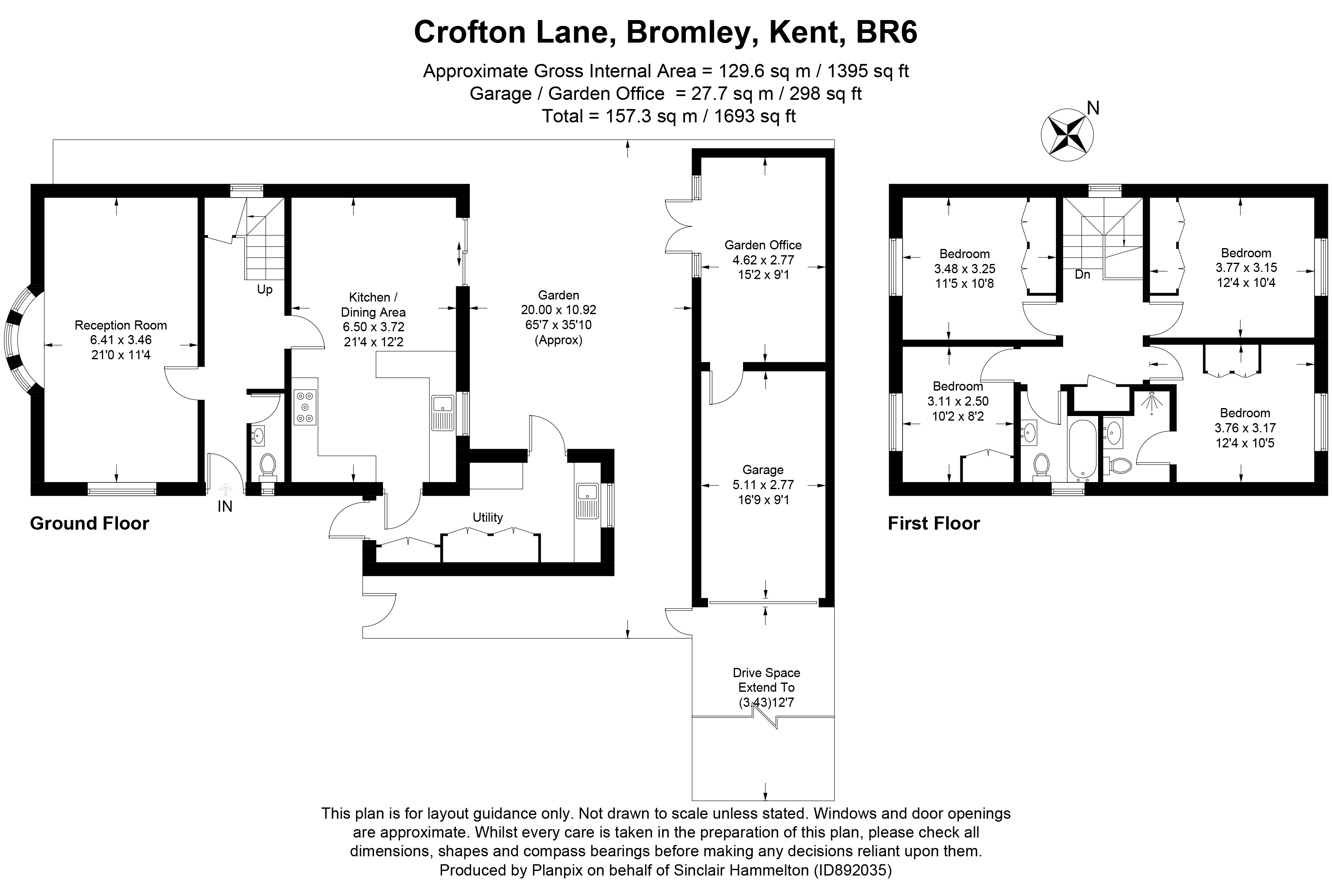 Crofton Lane, Petts Wood, Orpington BR6, 4 bedroom detached house for