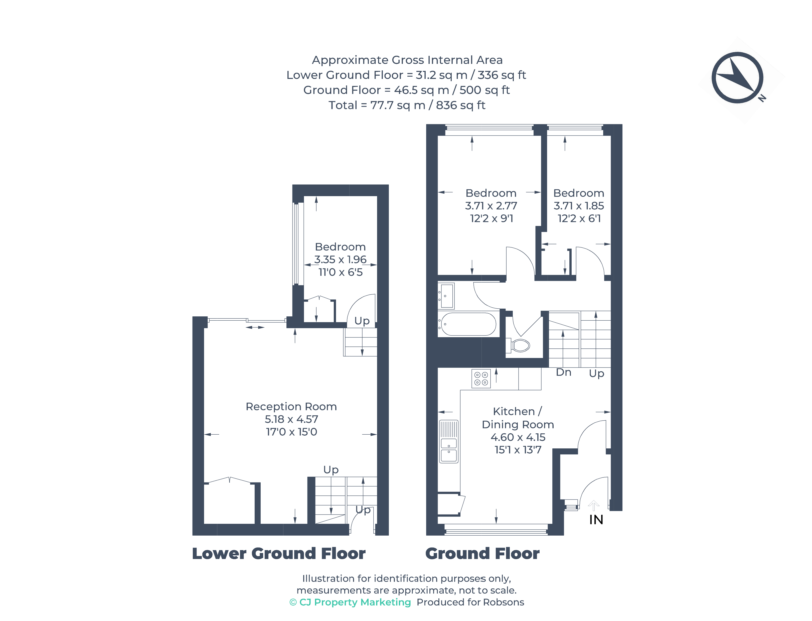 36, Leaf Close, Northwood floorplan