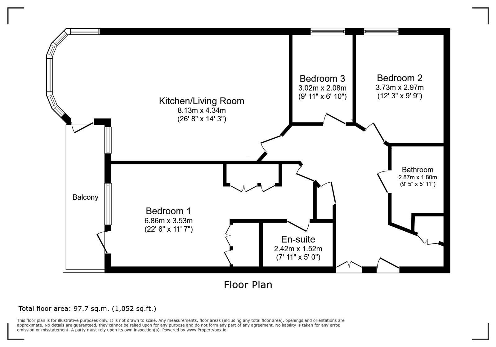 Flat 11, Kingsview,, Church Street, Isle of Wight floorplan