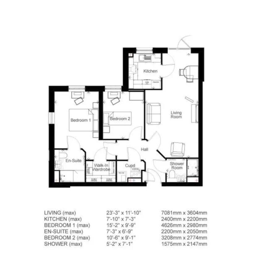 6543, Casterbridge Court, Dorchester floorplan