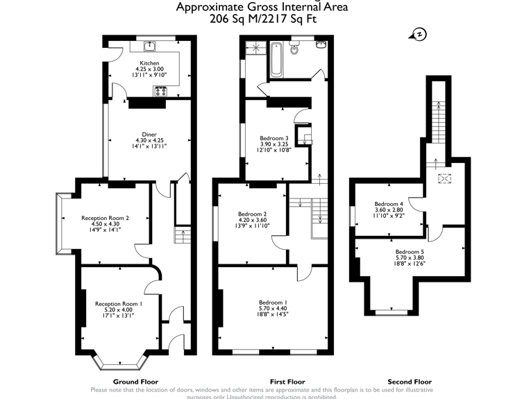 75, St. Helens Road, Leigh floorplan