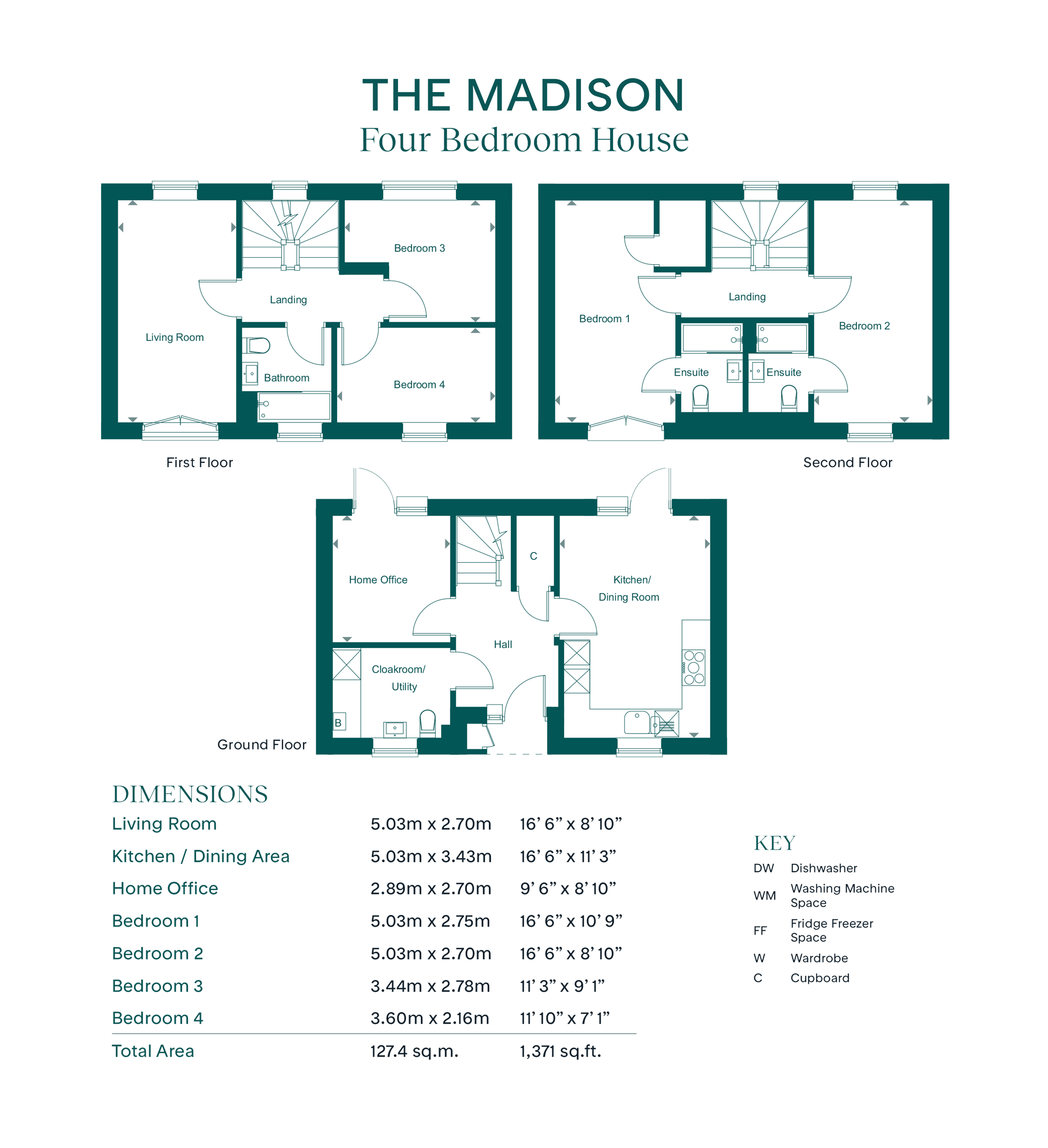 9 Wellborne Road - Madison RL, Leaf Living at Beckley Place, Oxford, OX3, Oxford floorplan