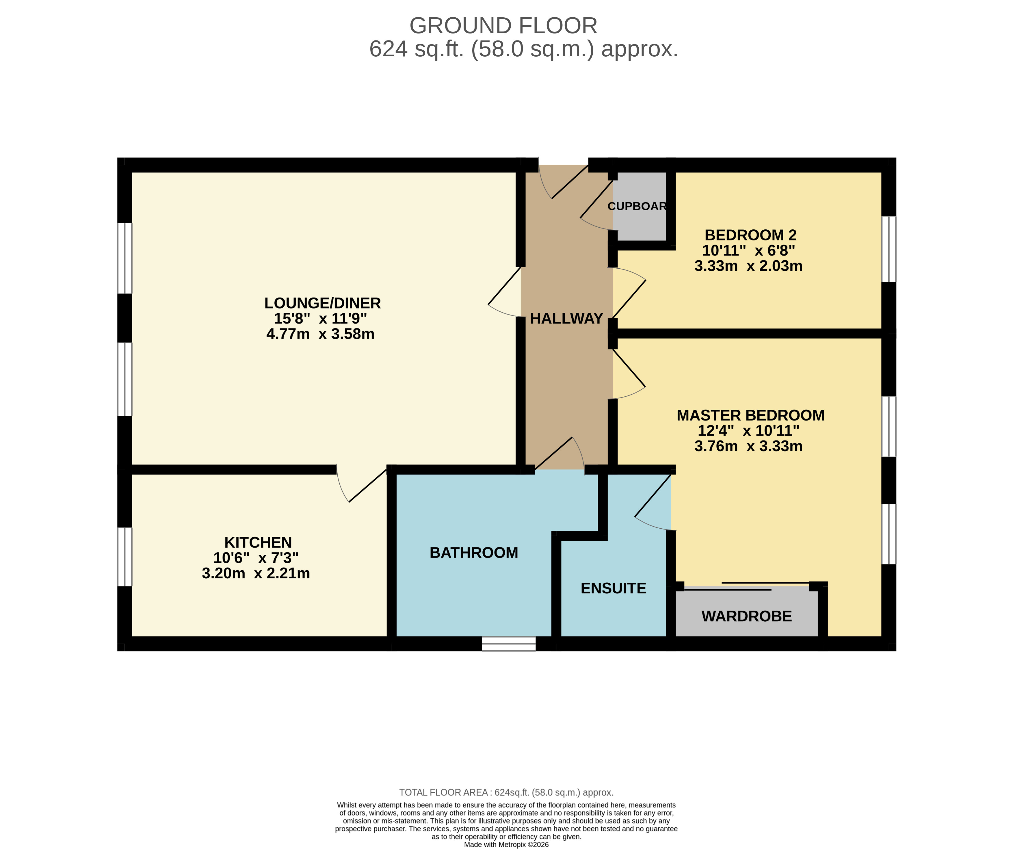 25, Thornton Hall Close, Northampton floorplan