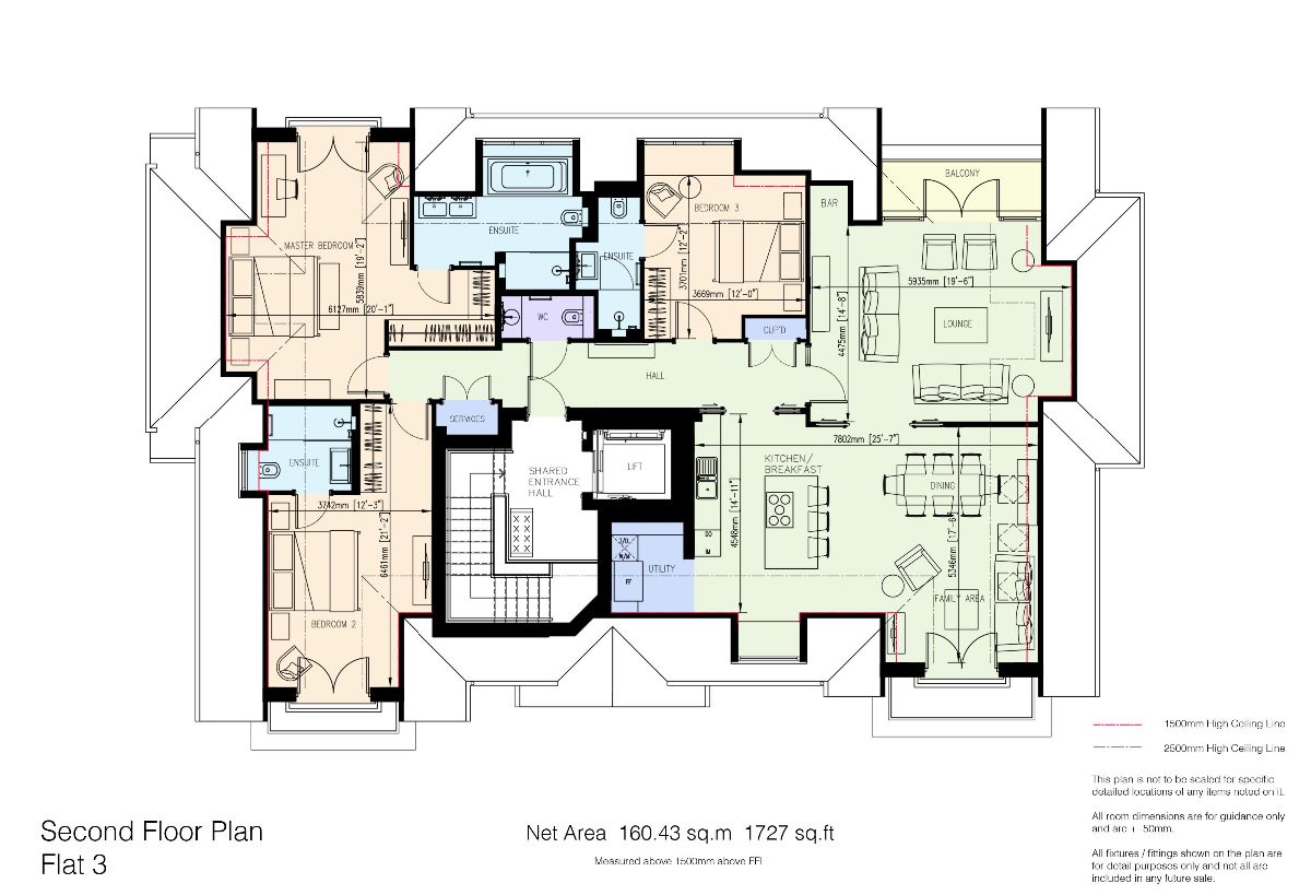Flat 3, Langtons, Esher floorplan