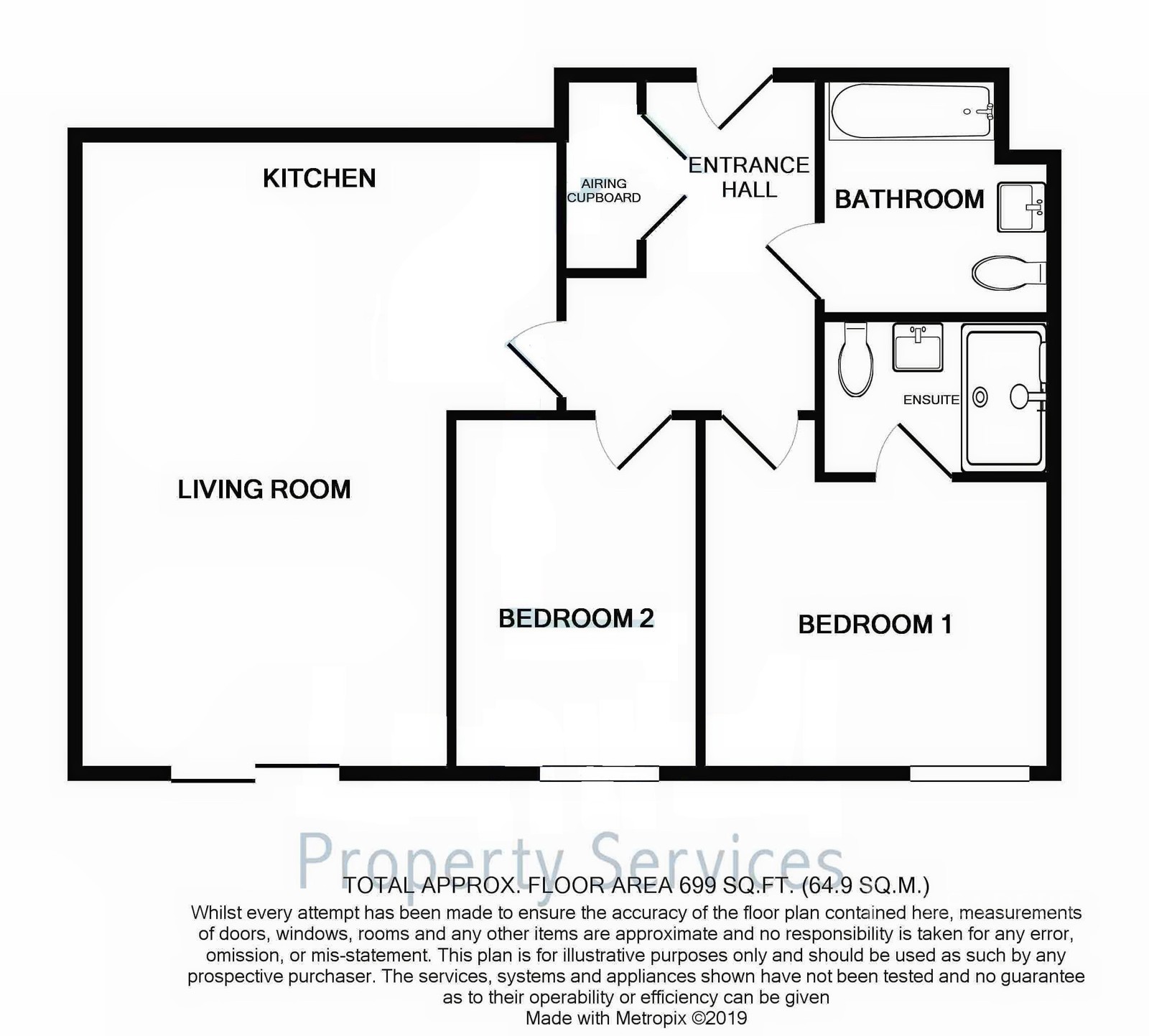Flat 33 Griffin Court, Stirling Drive, Bedfordshire floorplan