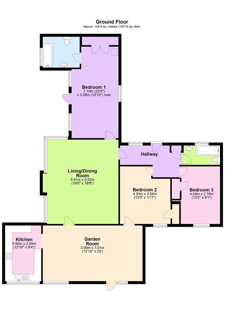 The Studio, Hagley Court Close, Hereford floorplan