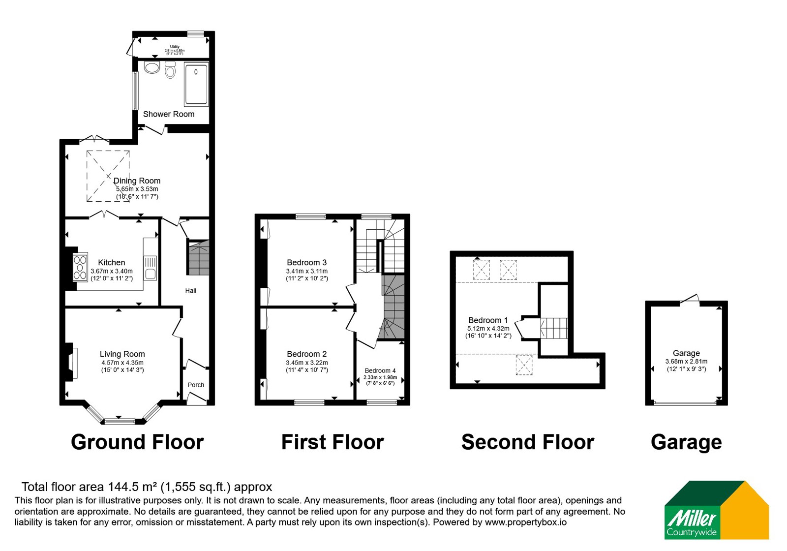 Carbeile Road, Cornwall floorplan