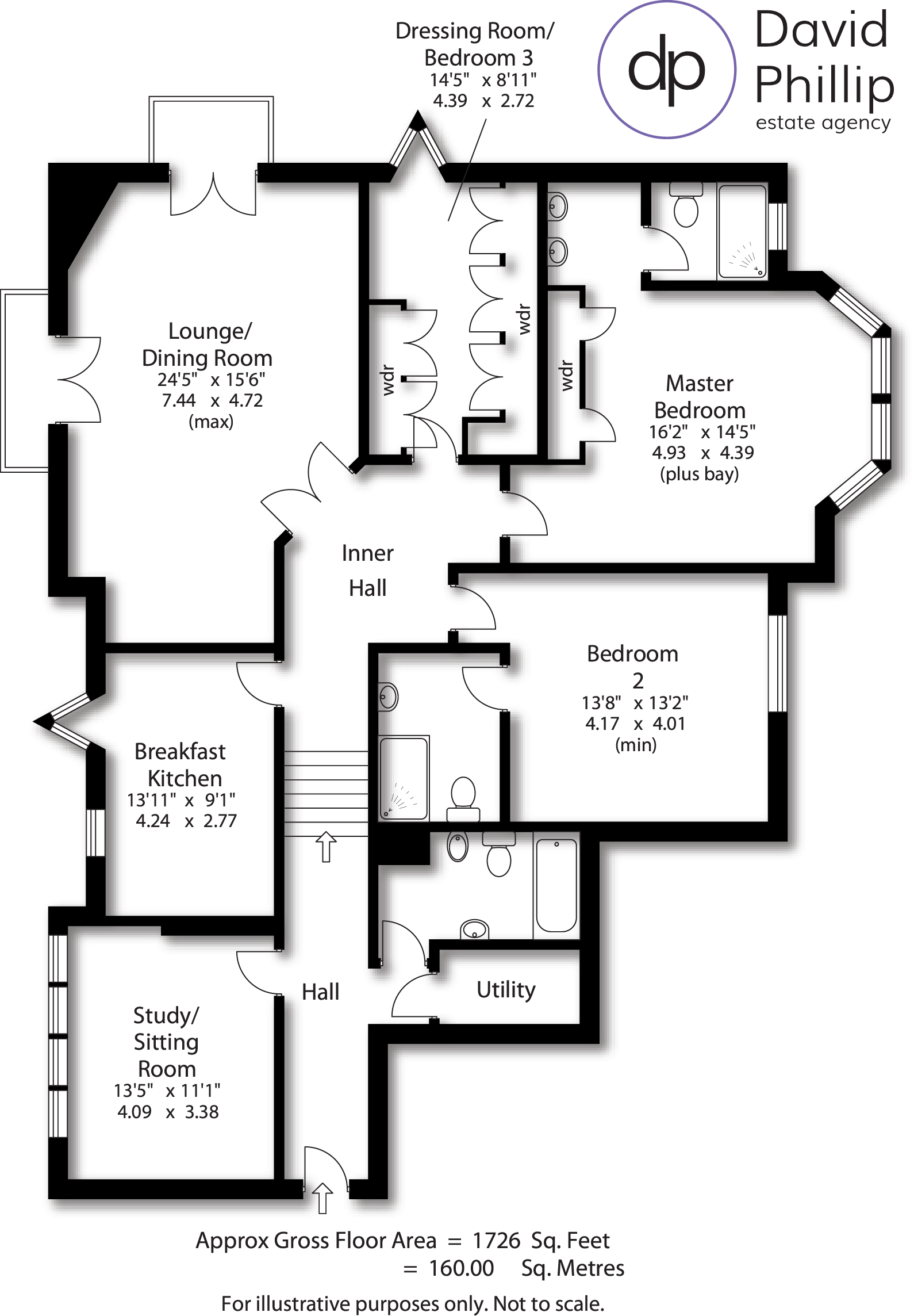 3 Bedrooms Flat for sale in Park Avenue, Roundhay, Leeds LS8