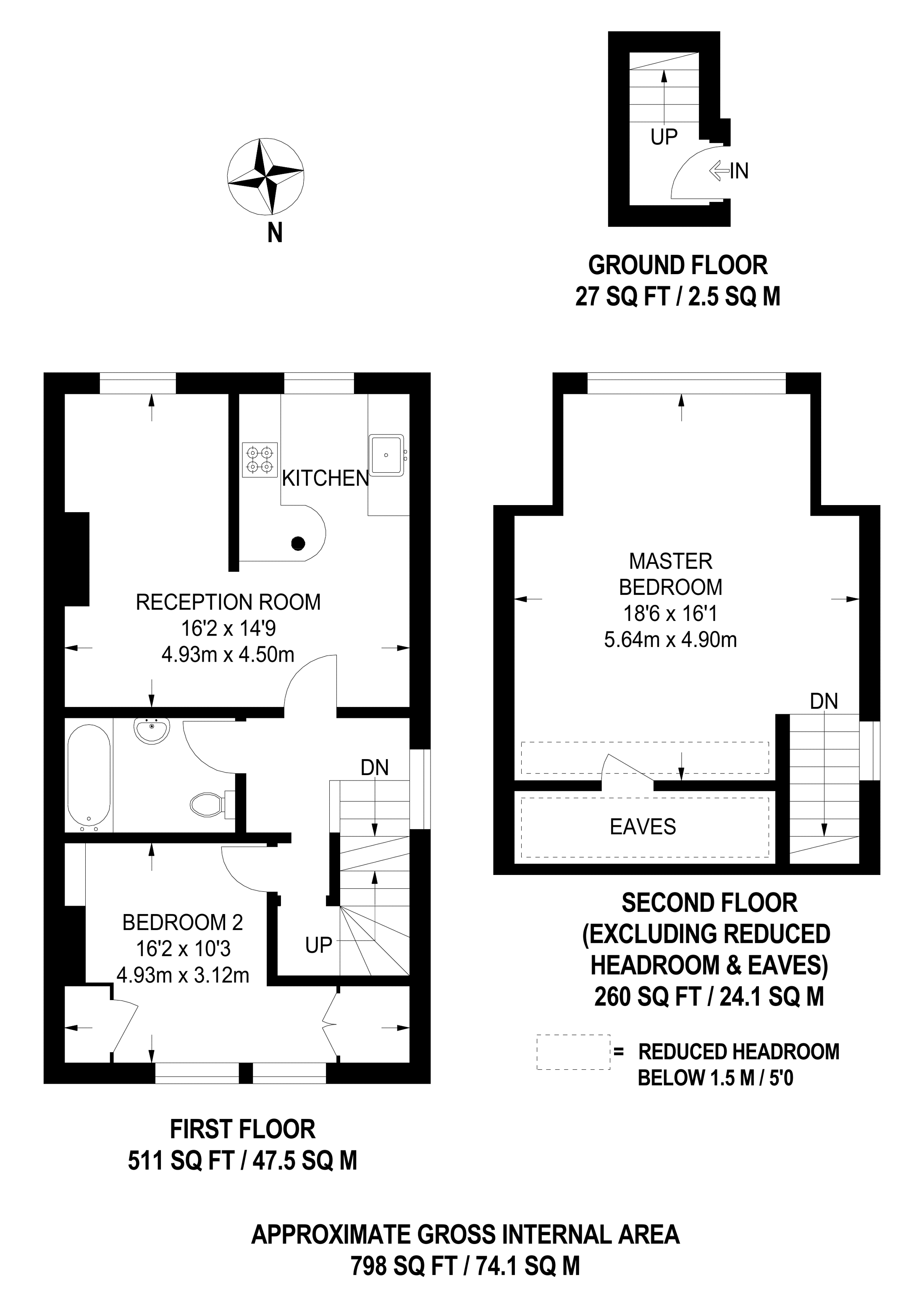 2 Bedrooms Flat to rent in Burlington Road KT3, New Malden,