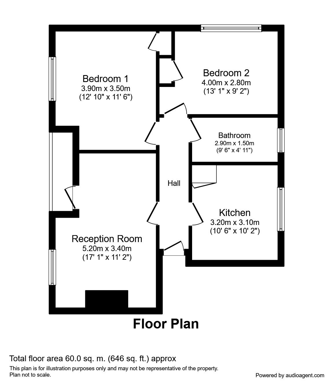2 Bedrooms Flat to rent in Bridgeland Road, London E16