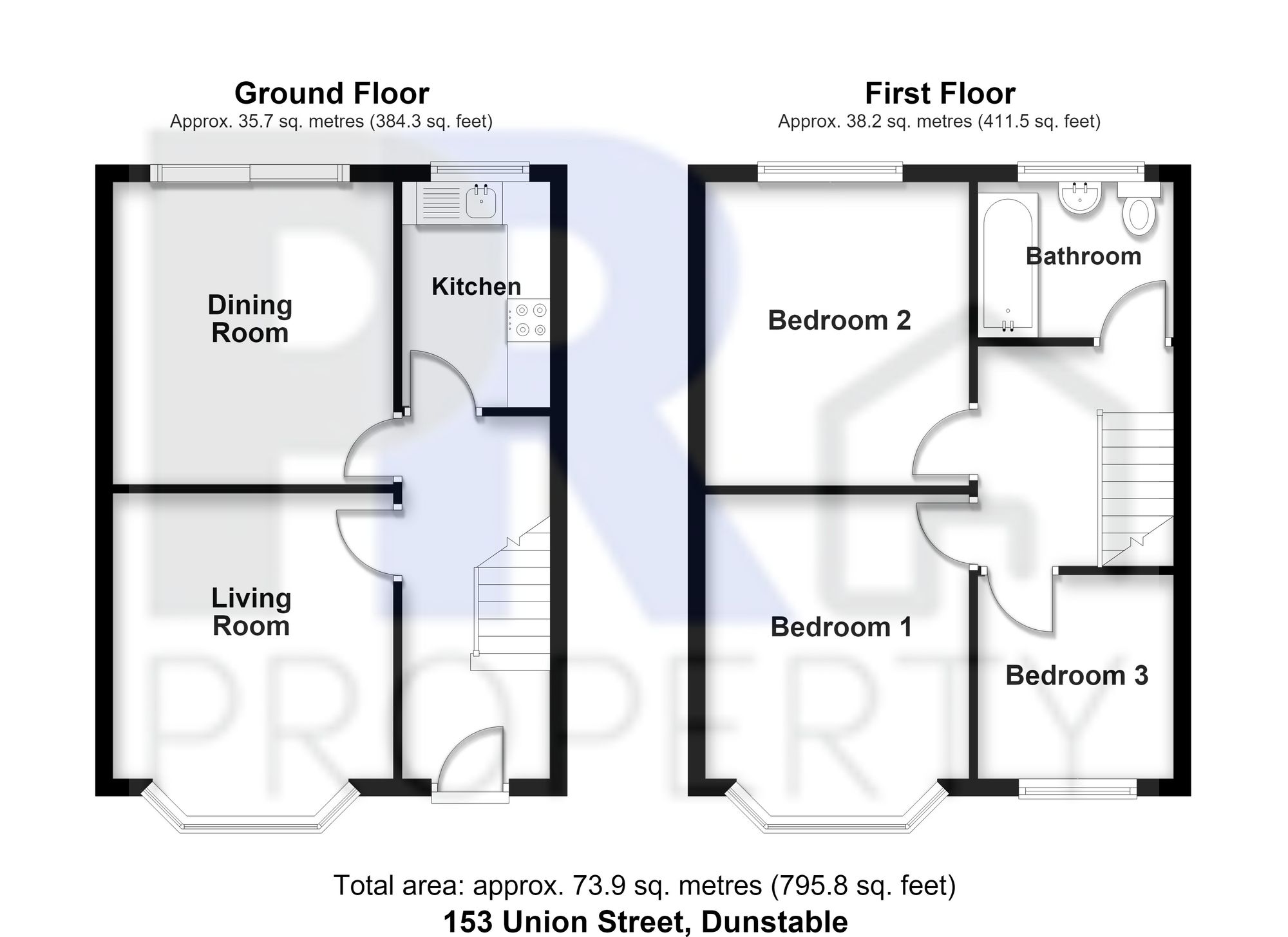 153 Union Street, Dunstable floorplan