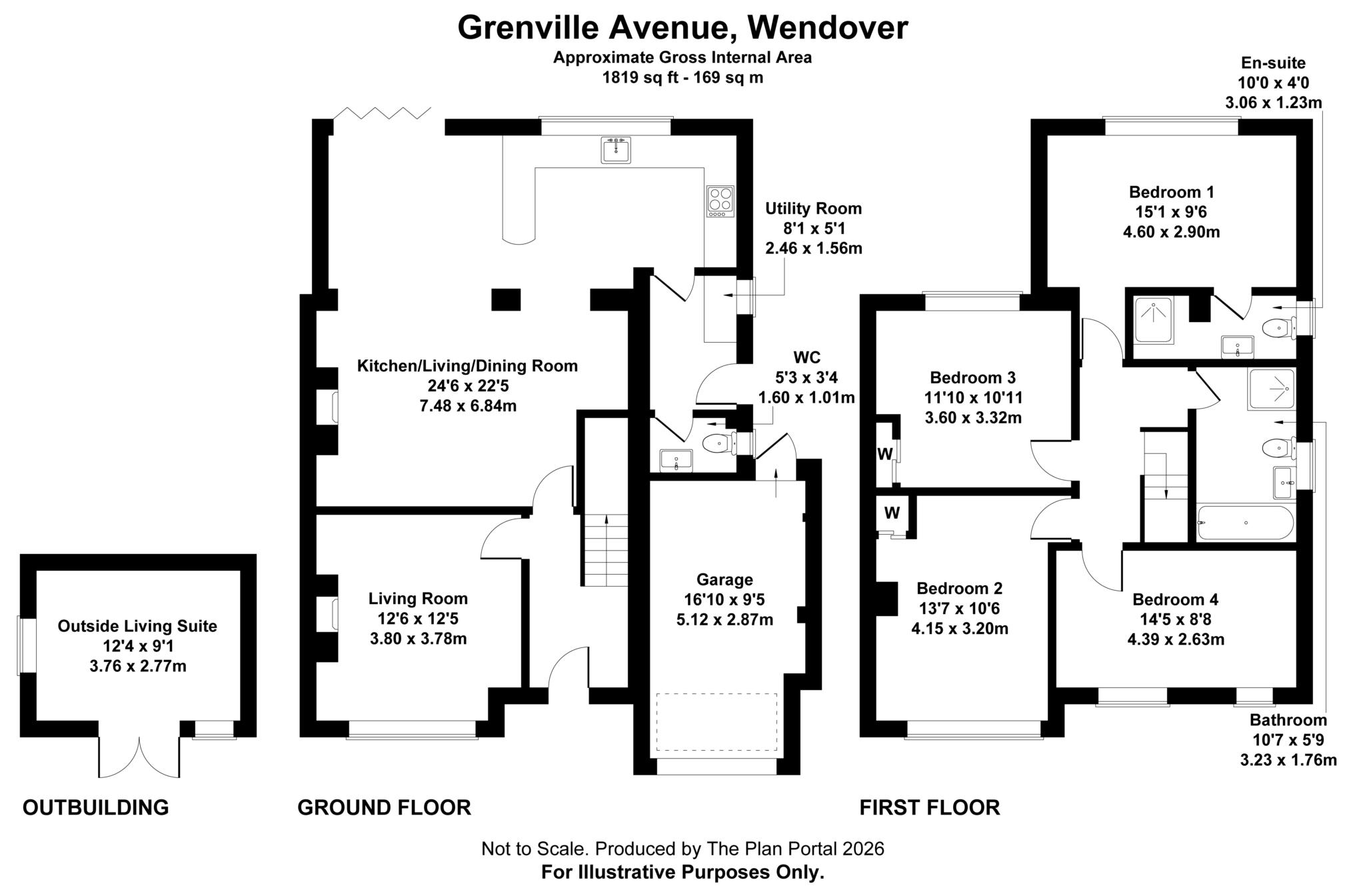 60, Grenville Avenue, Aylesbury floorplan