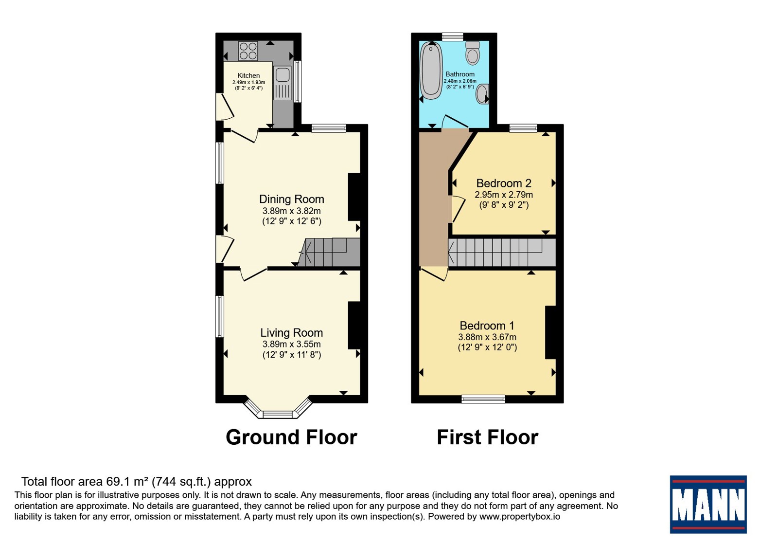 11, St. Peters Place, Kent floorplan