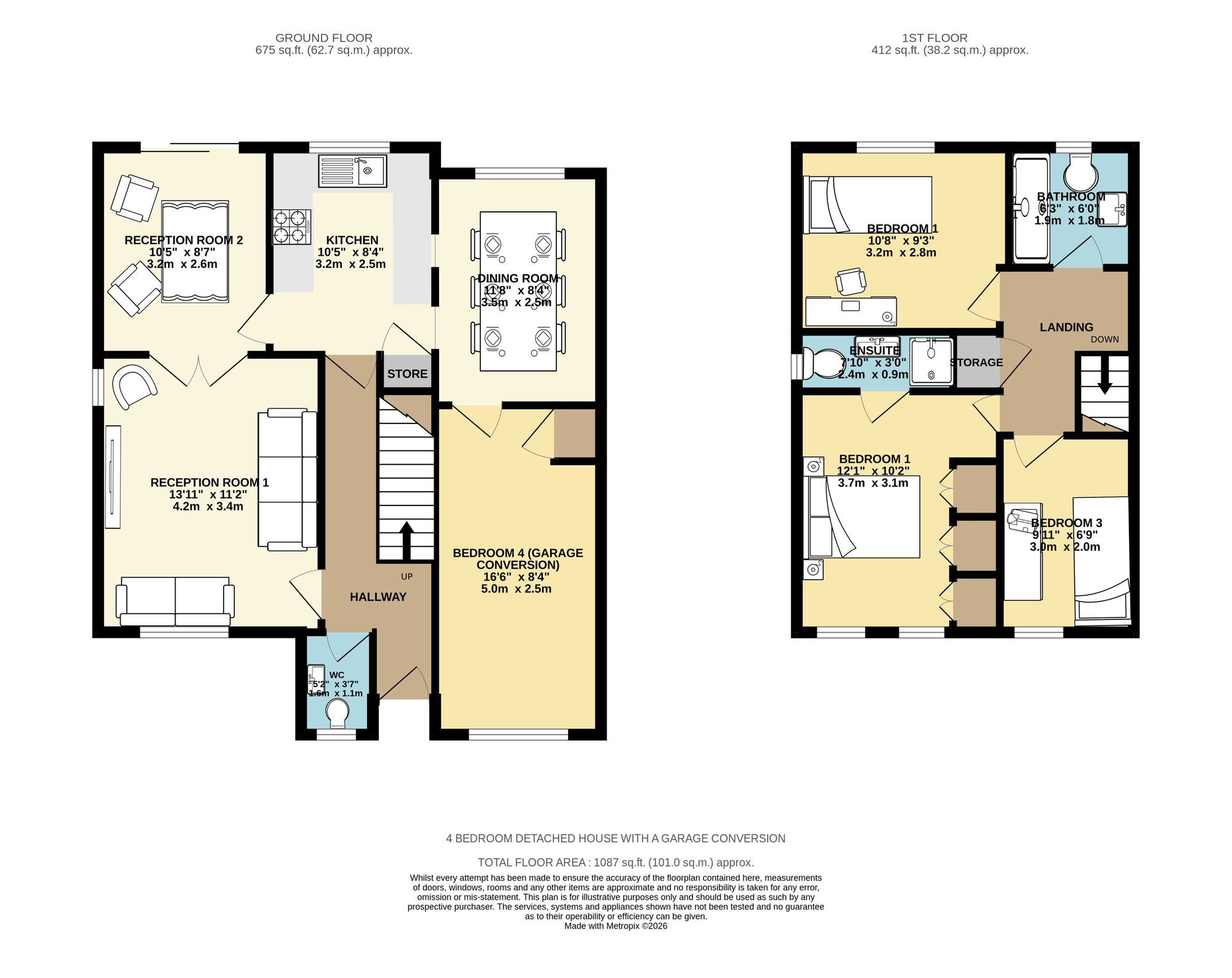 23 Woodborough Road, Leicester floorplan
