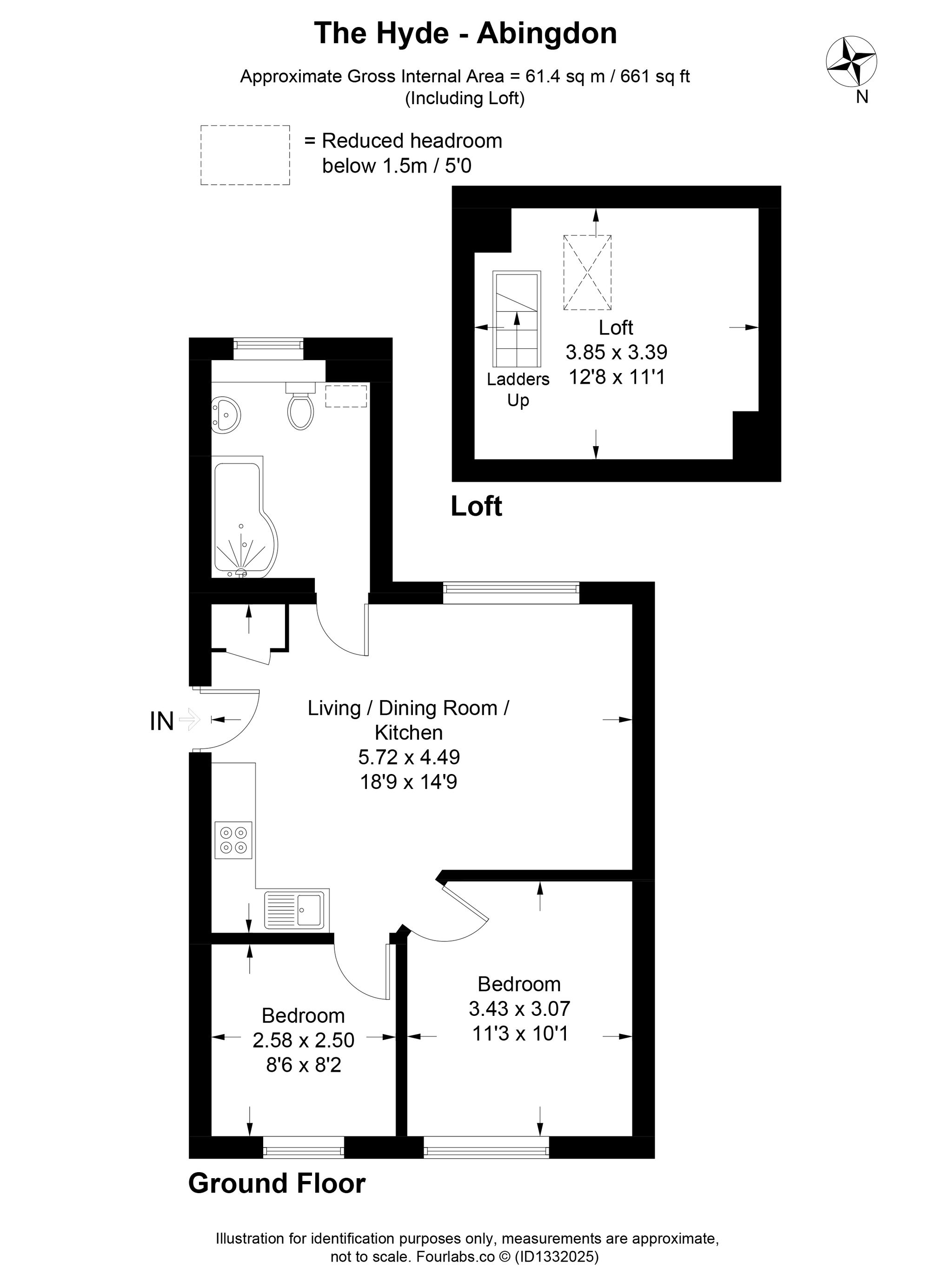 49 The Hyde, Abingdon floorplan