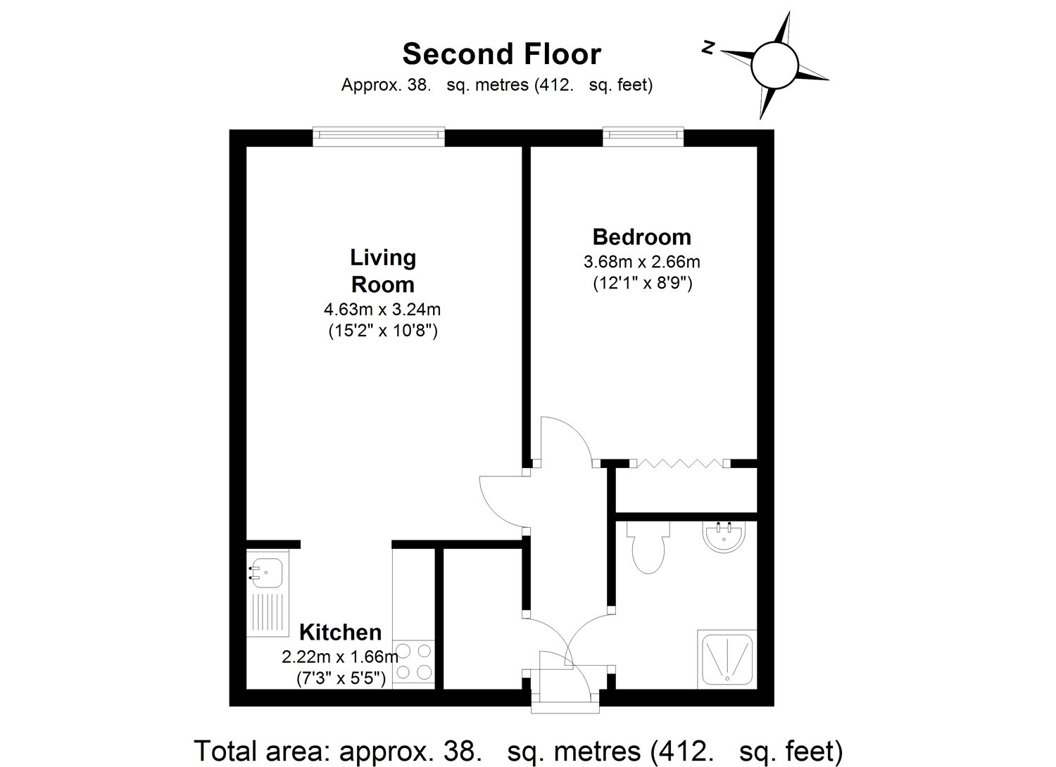 1 Bedrooms Flat for sale in Croft Court, Braintree Road, Dunmow, Essex CM6