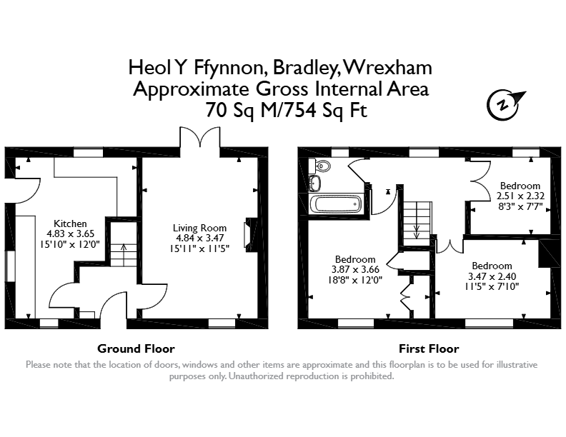 34, Heol Y Ffynnon, Wrexham floorplan