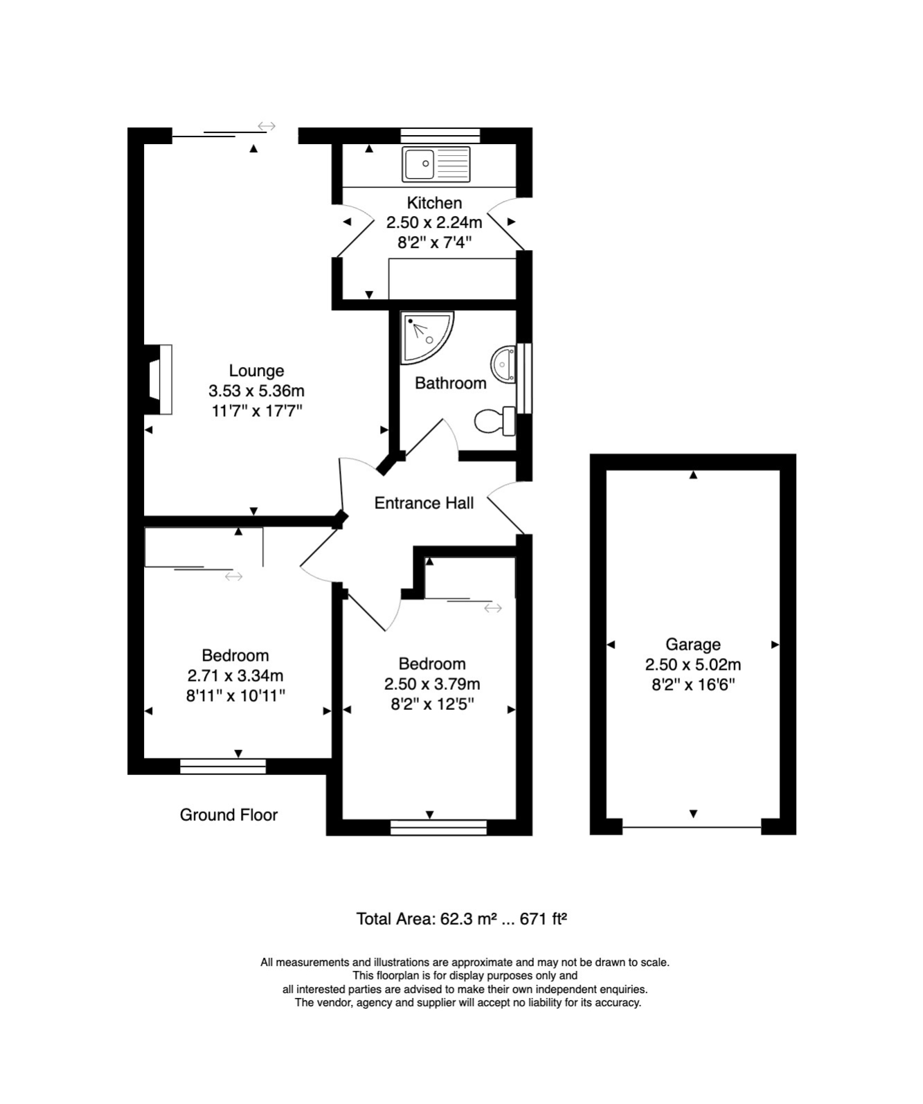 13, Bramble Close, Nuneaton floorplan