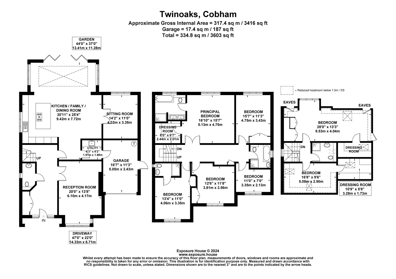 1A,, Twinoaks, Surrey floorplan