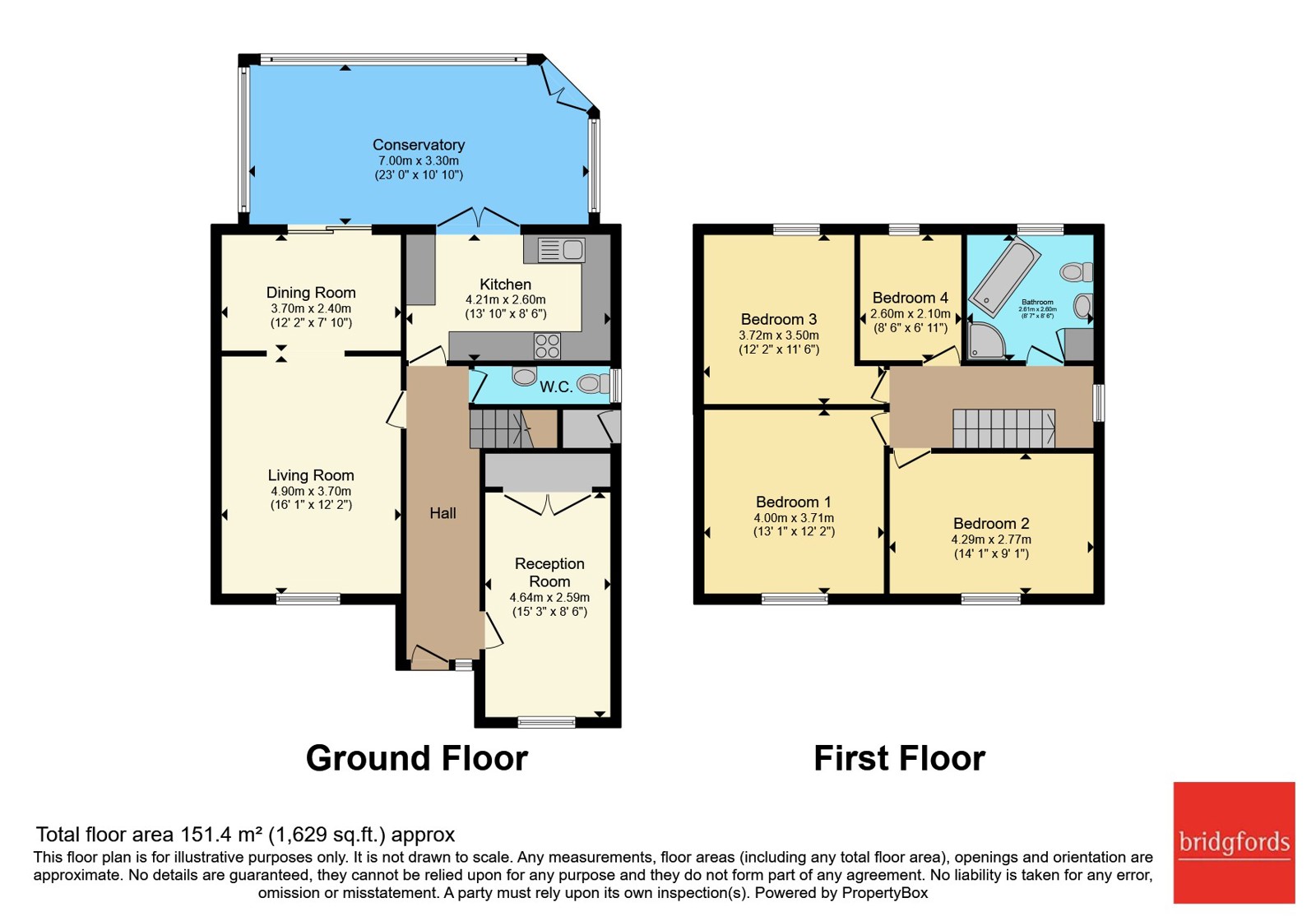 4, Stirling Court, Burnley floorplan