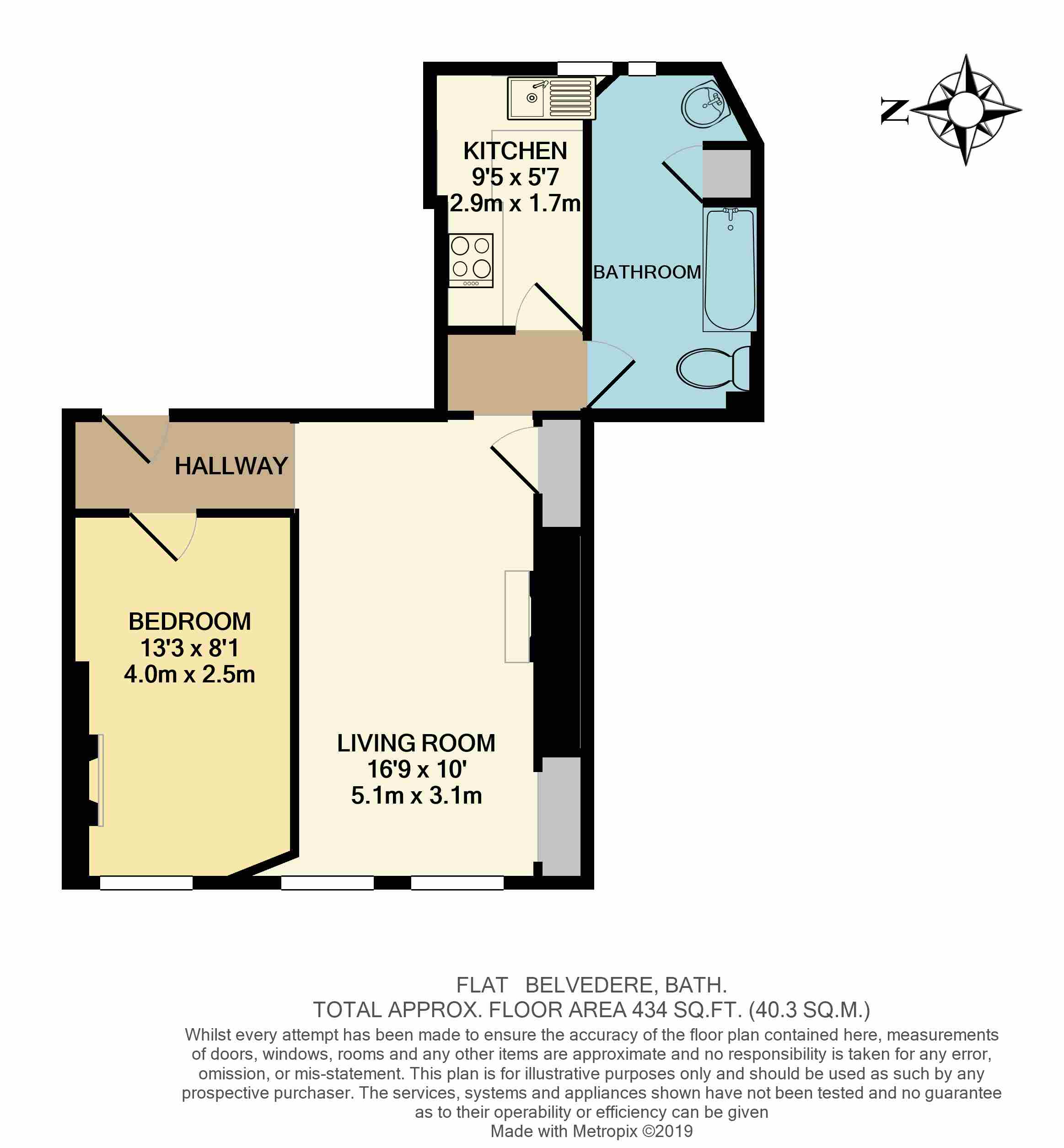 34 Belvedere, Lower Lansdown, Bath floorplan