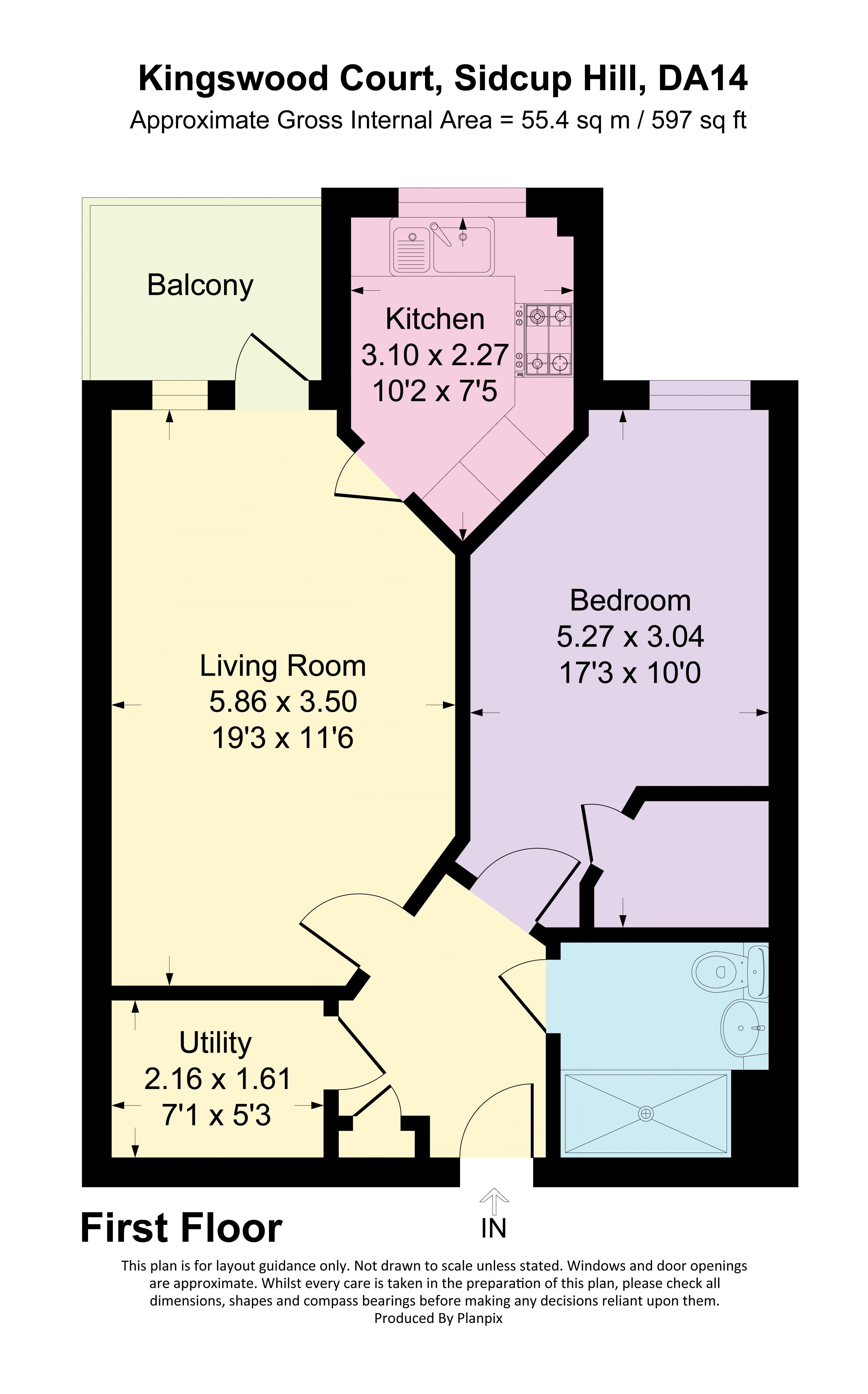 10 Kingswood Court, 47-51 Sidcup Hill, Sidcup floorplan
