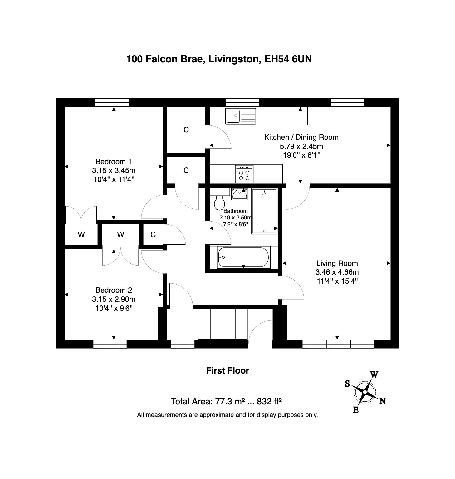 Livingston, West Lothian floorplan