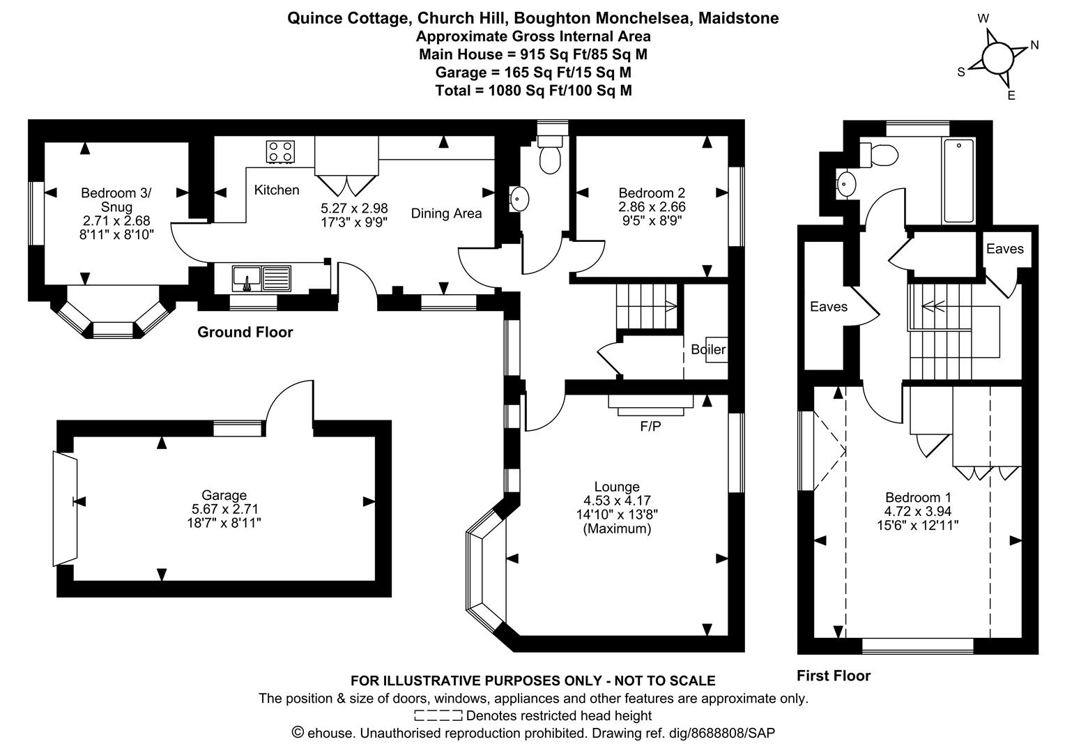 Quince Cottage, Church Hill, Maidstone floorplan