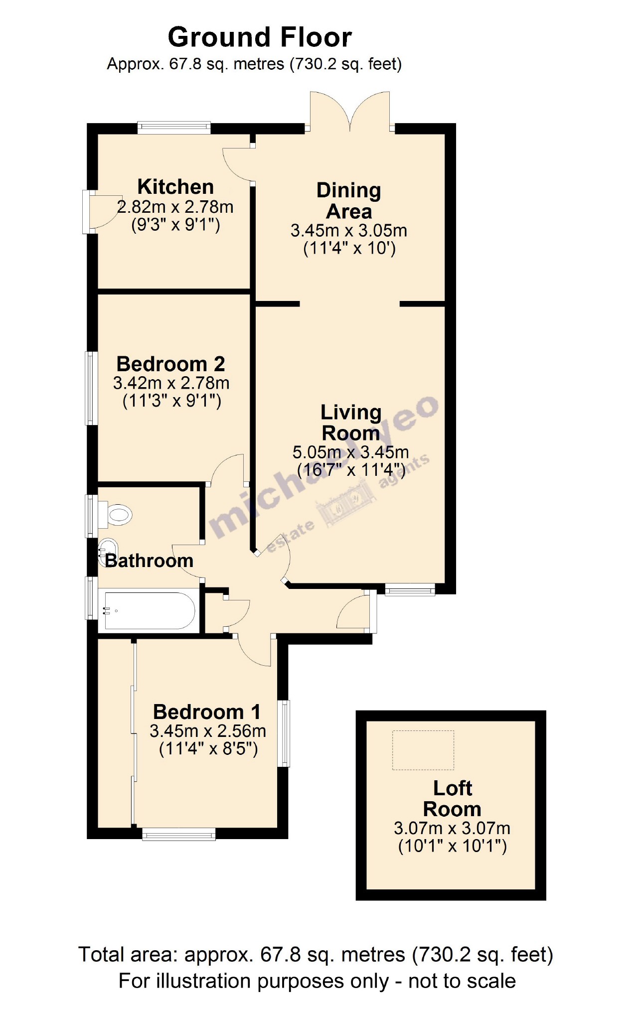 2 Bedrooms Detached bungalow for sale in Grosvenor Road, Borehamwood, Herts WD6