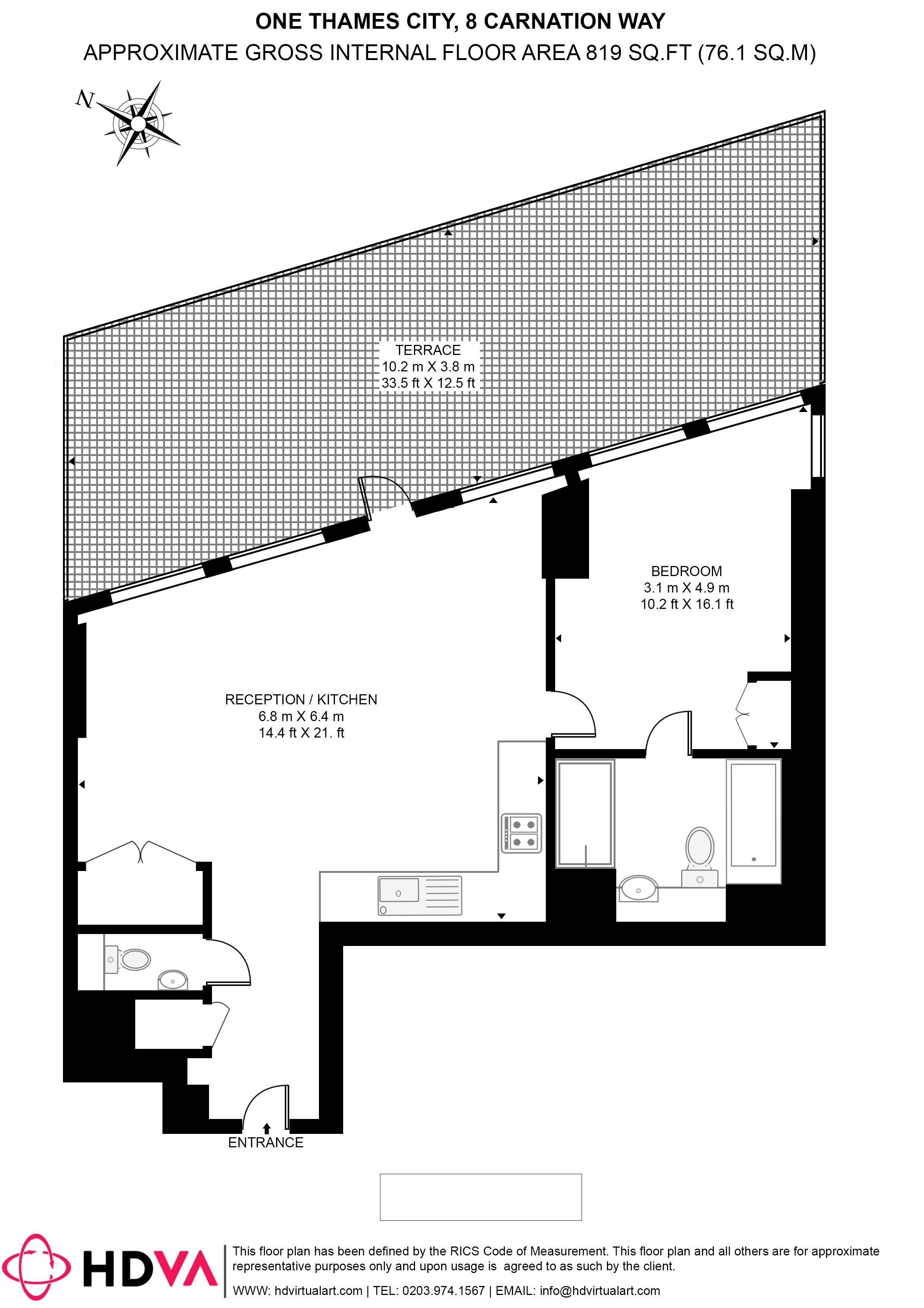 Carnation Way, London floorplan