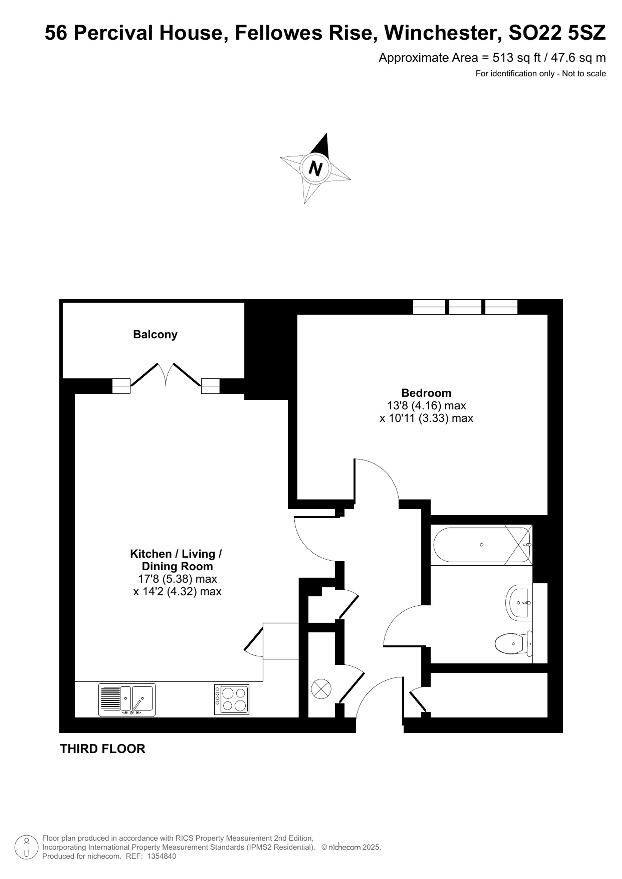 Percival House, Fellowes Rise, Winchester floorplan