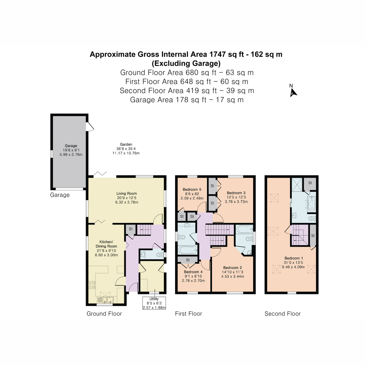 8, Barn Close, Oxford floorplan