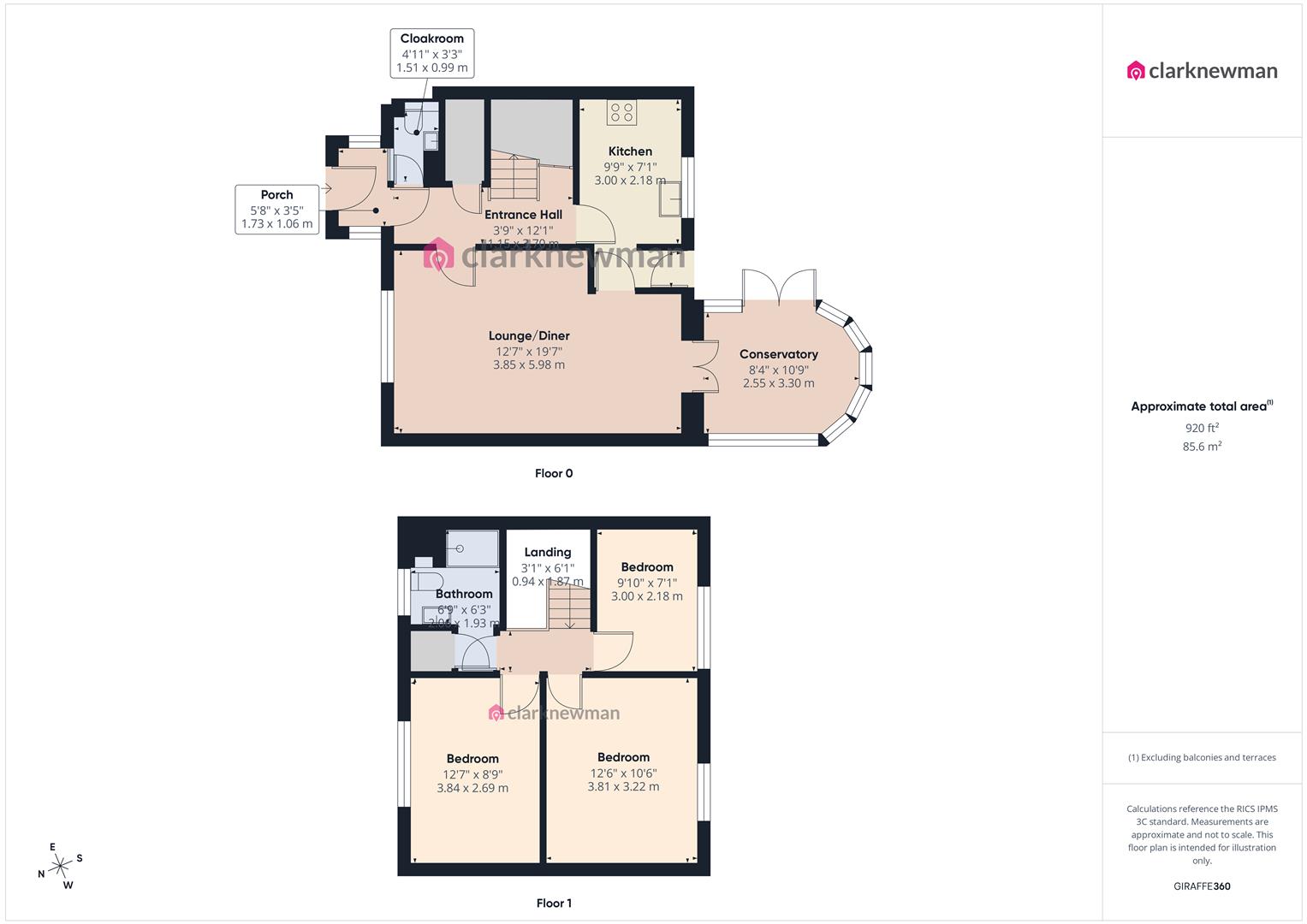 88, Crofters End, Sawbridgeworth floorplan