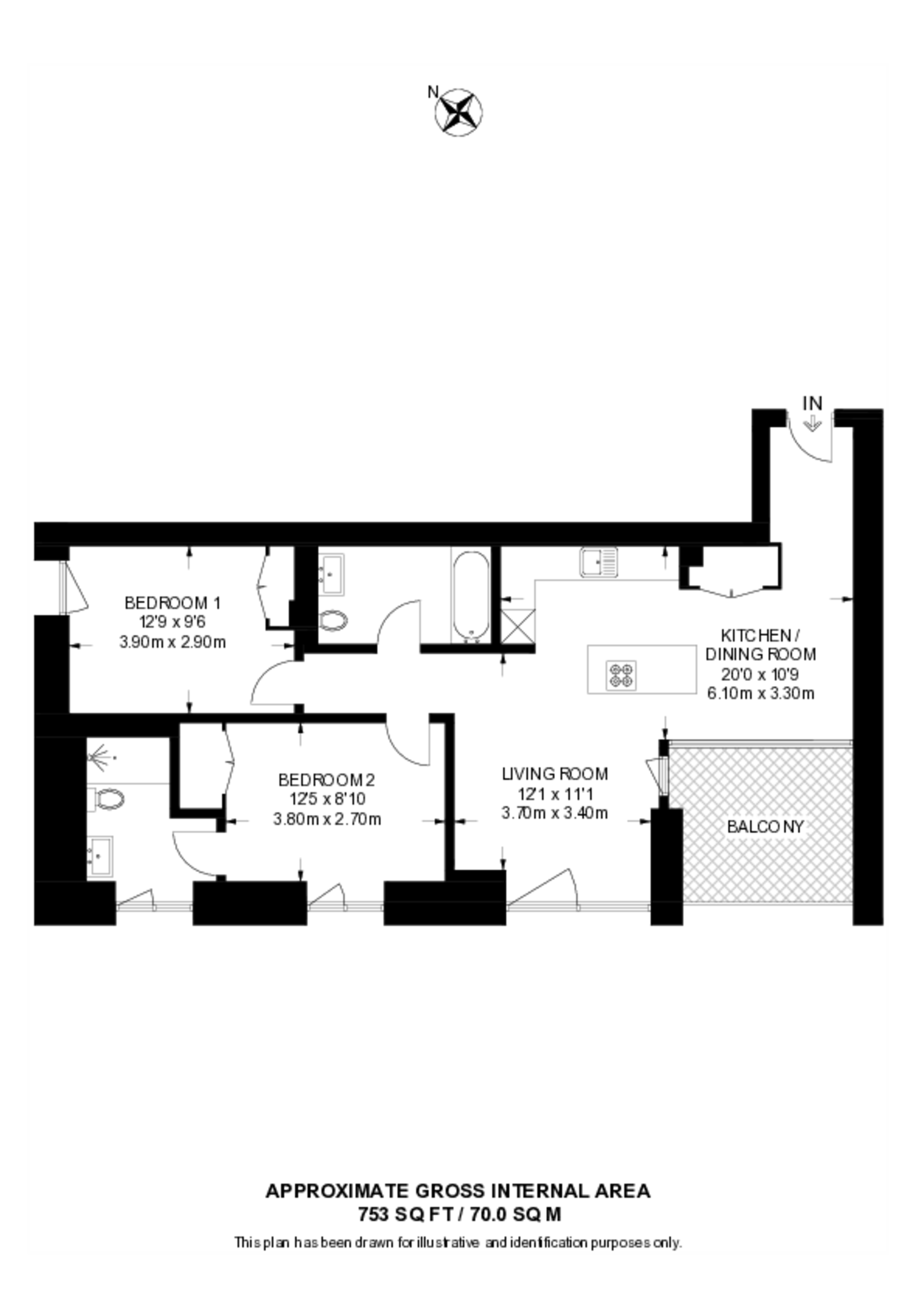 Maple Path, Hackney floorplan