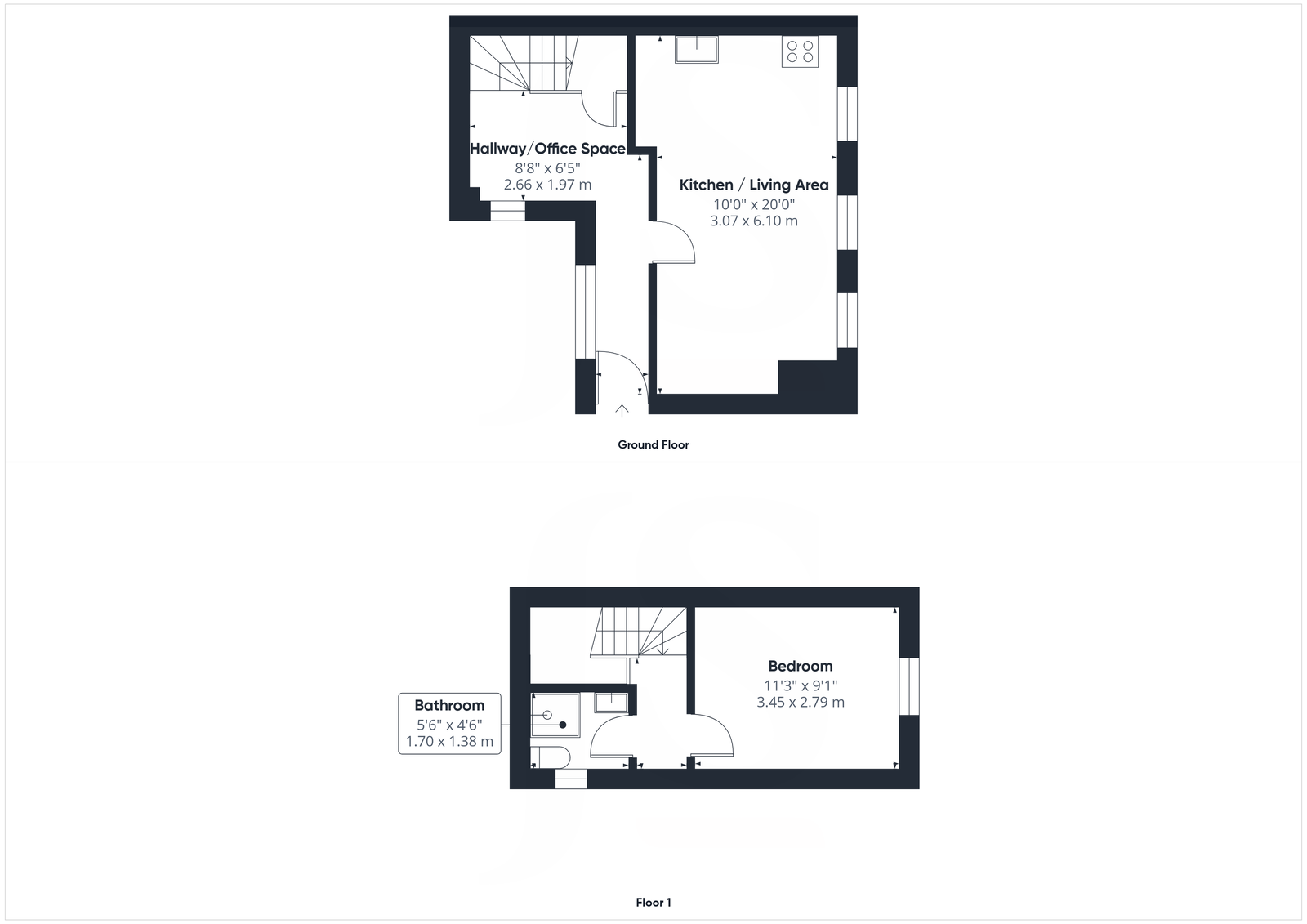 2a, Field Row, Worthing floorplan