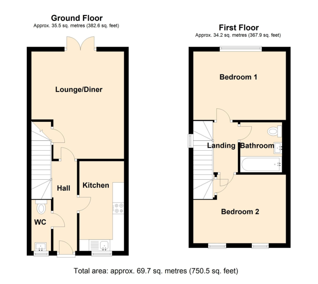 Haines Drive, Sileby, LE12 7YU floorplan