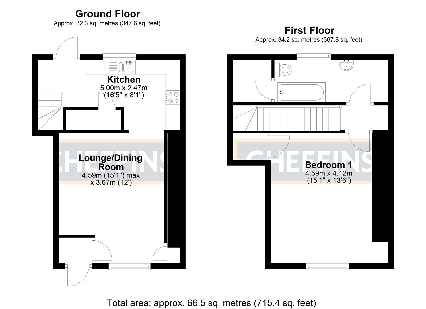 59, High Street, Chatteris floorplan