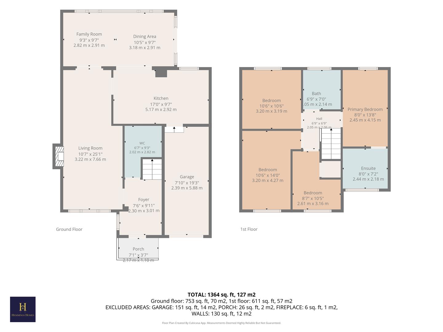 14, Cobbett Road, Motherwell floorplan