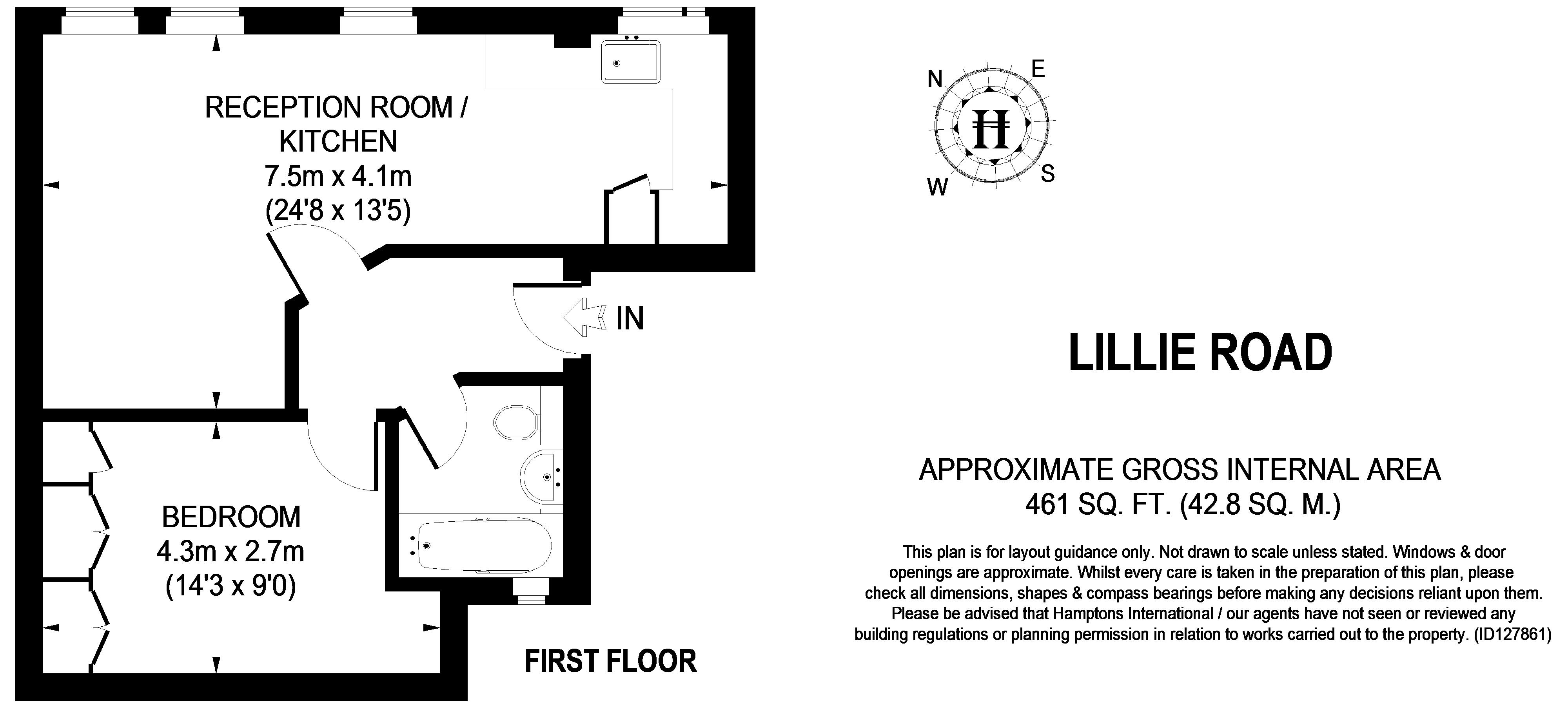 1 Bedrooms Flat to rent in Lillie Road, London SW6