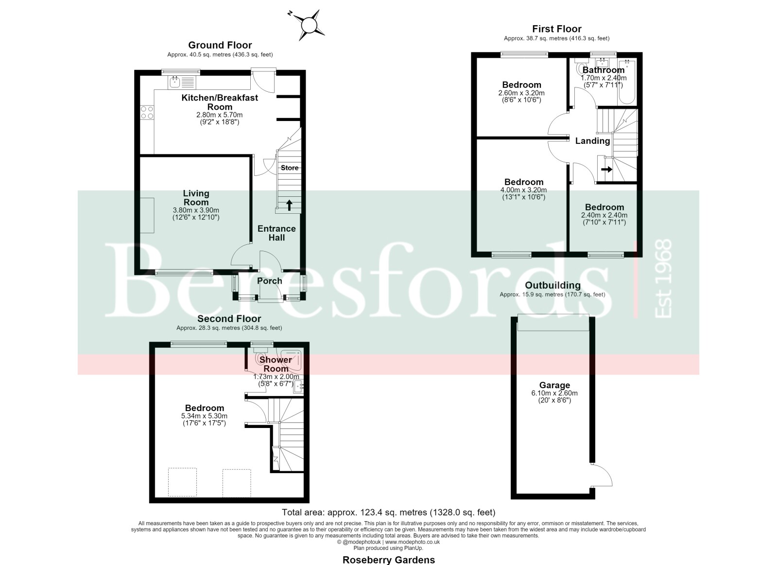 115, Roseberry Gardens, Essex floorplan