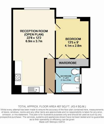 1 Bedrooms Flat for sale in Pennington Court, 40 The Highway, London E1W