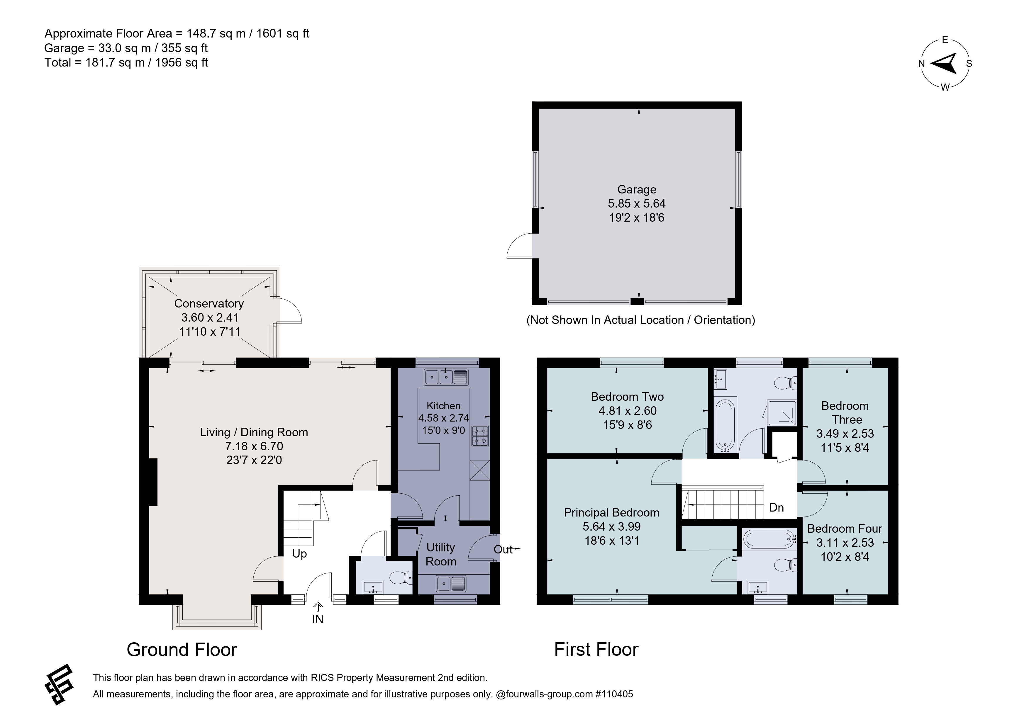 11, Chandos Close, Cheshire floorplan