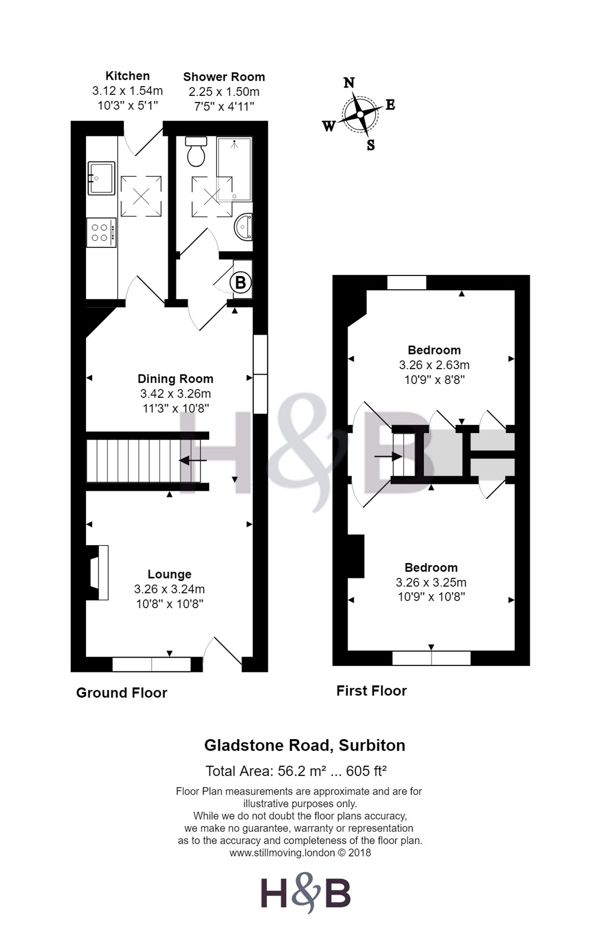 16 Gladstone Road, Surbiton floorplan