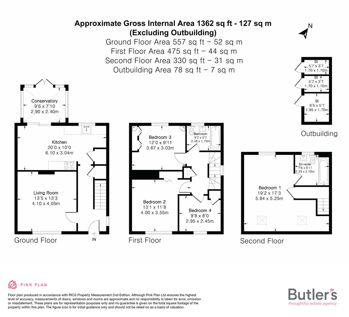 59, Danescourt Crescent, Sutton floorplan