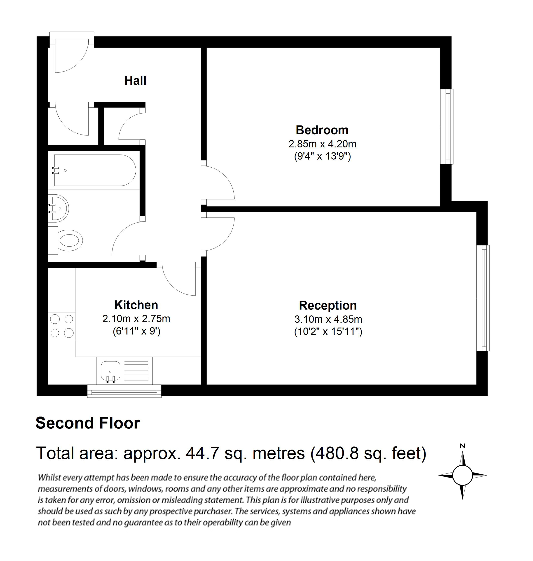 1 Bedrooms Flat to rent in Peckham Rye, London SE15